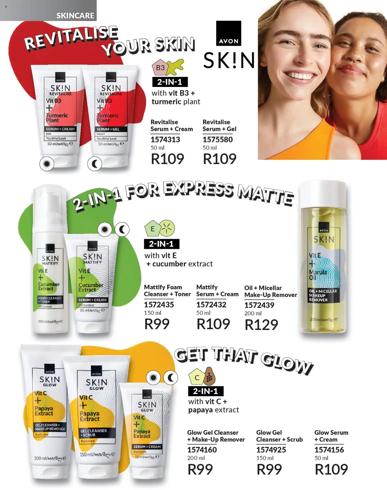 New Avon catalogue – valid from 01.04.2026 | Page: 116 | Products: Serum, Toner, Oil, Foam