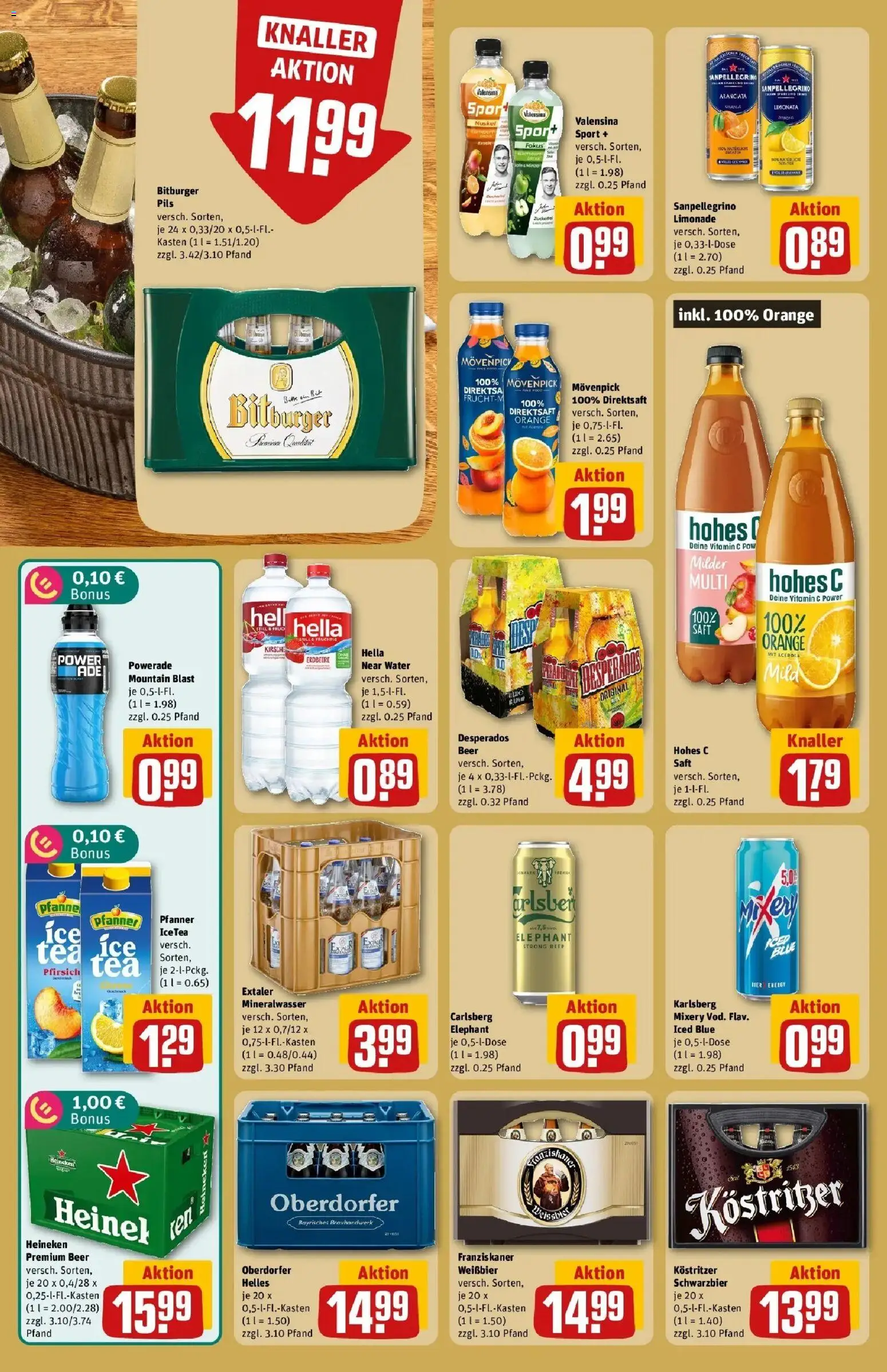 REWE Prospekt ab 31.08.2026 zum Blättern » Angebote | Seite: 20 | Produkte: Weißbier, Limonade, Pfirsich, Mixery