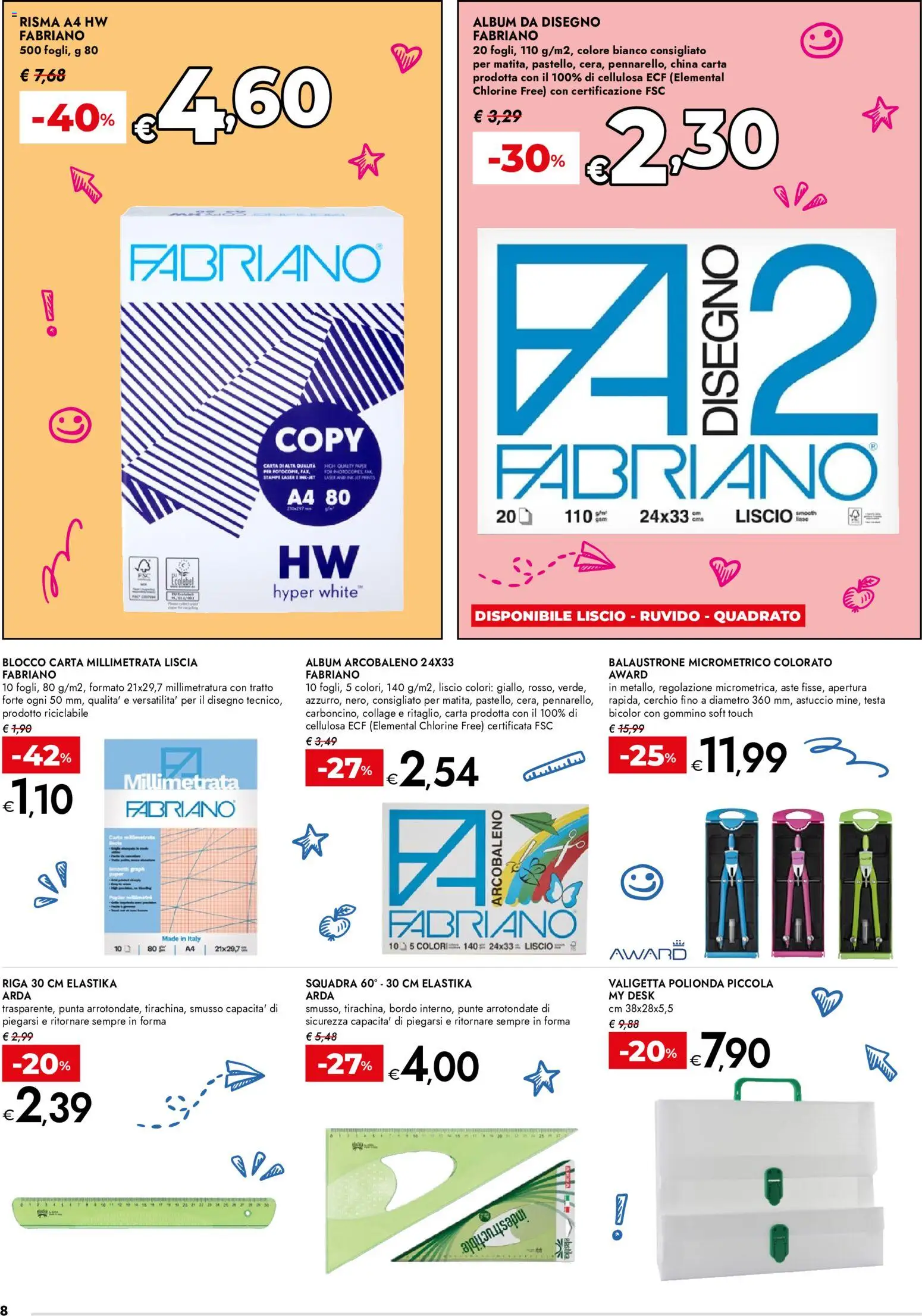 Volantino bennet del 27/08/2026 | Pagina: 8 | Prodotti: Astuccio, Valigetta