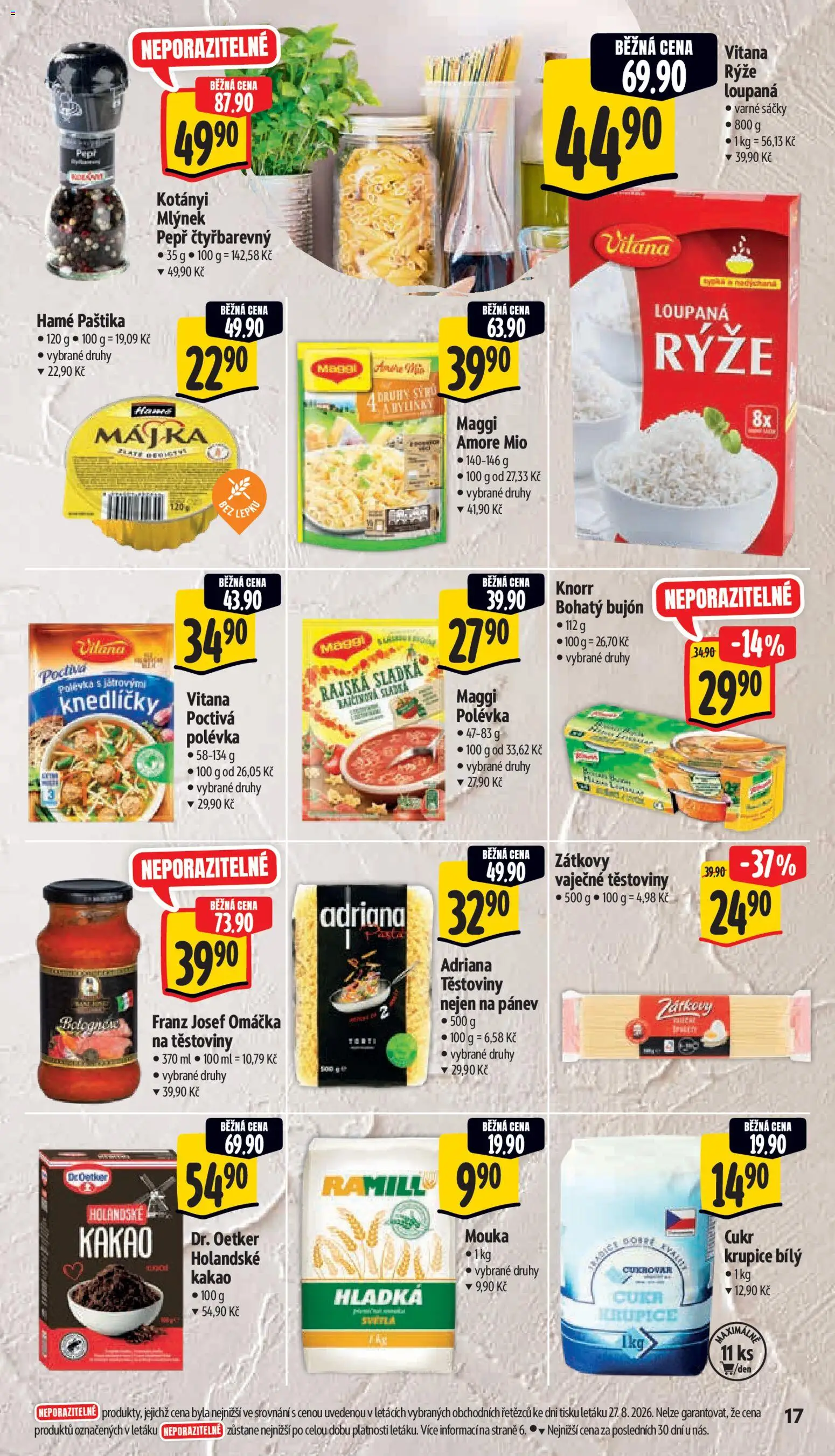 Albert leták - Supermarket od 02.09.2026 | Strana: 25 | Produkty: Holandské kakao, Mlýnek, Cukr, Paštika