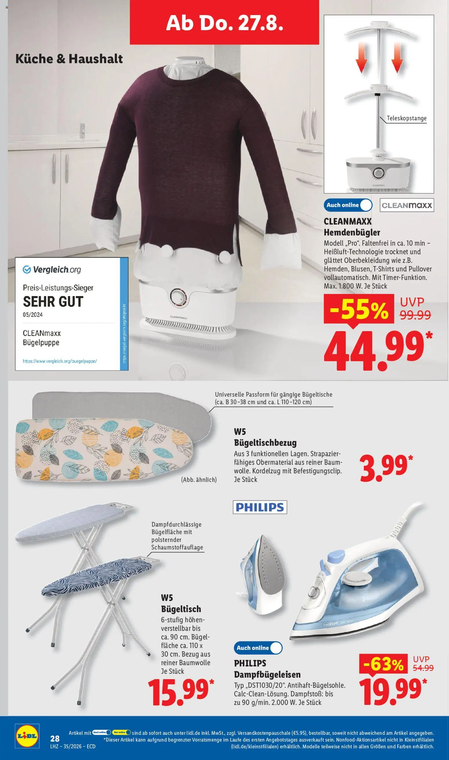 Lidl Prospekt – gültig ab 24.08.2026 | Seite: 24 | Produkte: Philips, Küche, Pullover