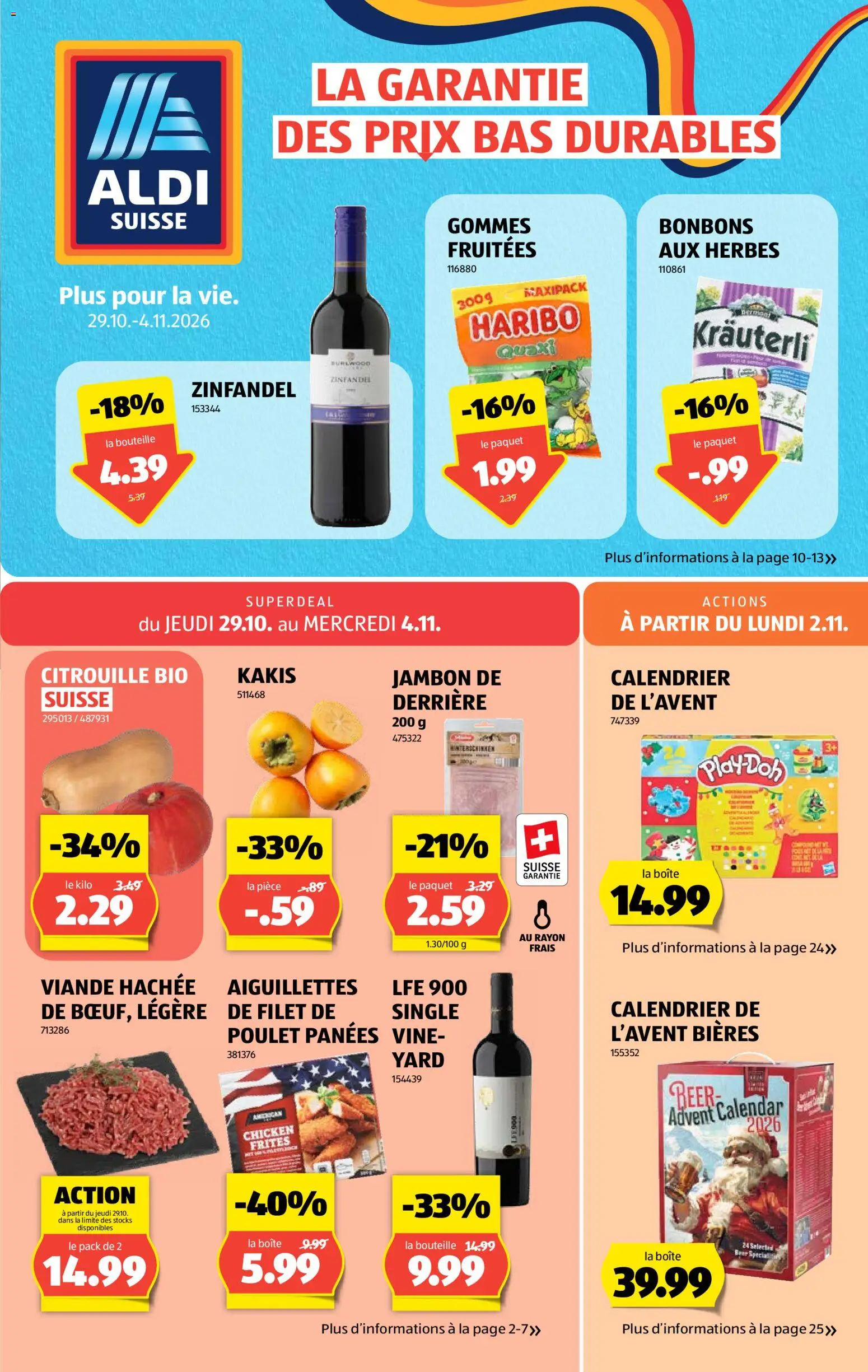 Aldi aktionen FR – gültig ab 29.10.2026 | Seite: 1 | Produkte: Rouge