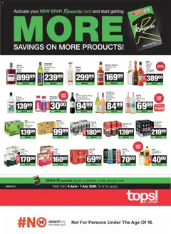 Tops at Spar specials catalogue – valid from 08.06.2026
