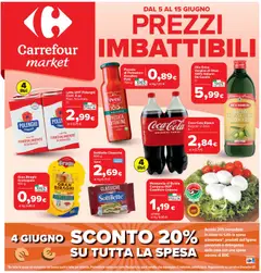 Anteprima del volantino Carrefour volantino Market - Roma valido a partire dal 05.06.2026