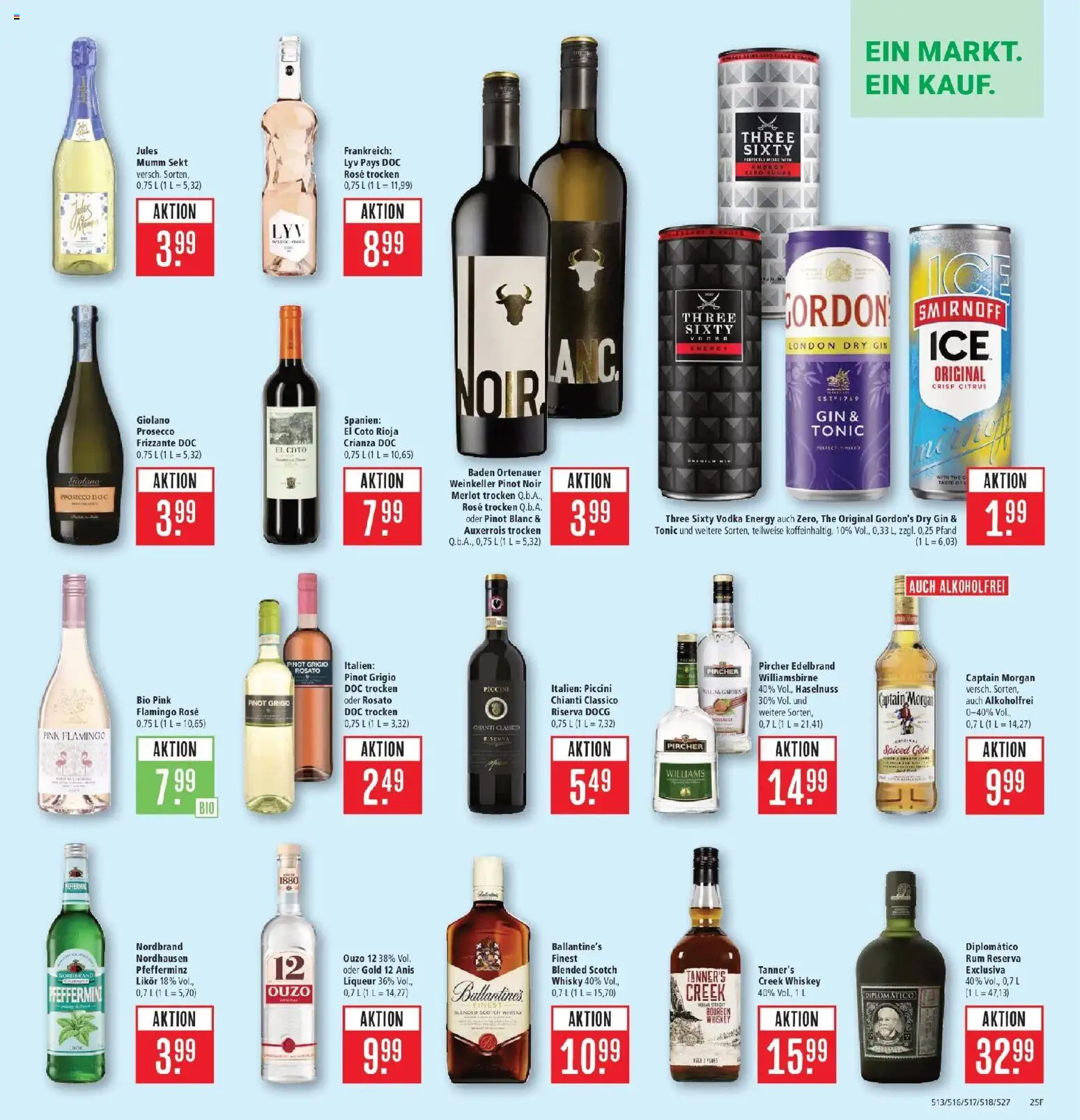Marktkauf Prospekt Friedrichshafen (ab 05.10.2026) » Angebote online | Seite: 31 | Produkte: Whisky, Energy, Captain morgan, Gin
