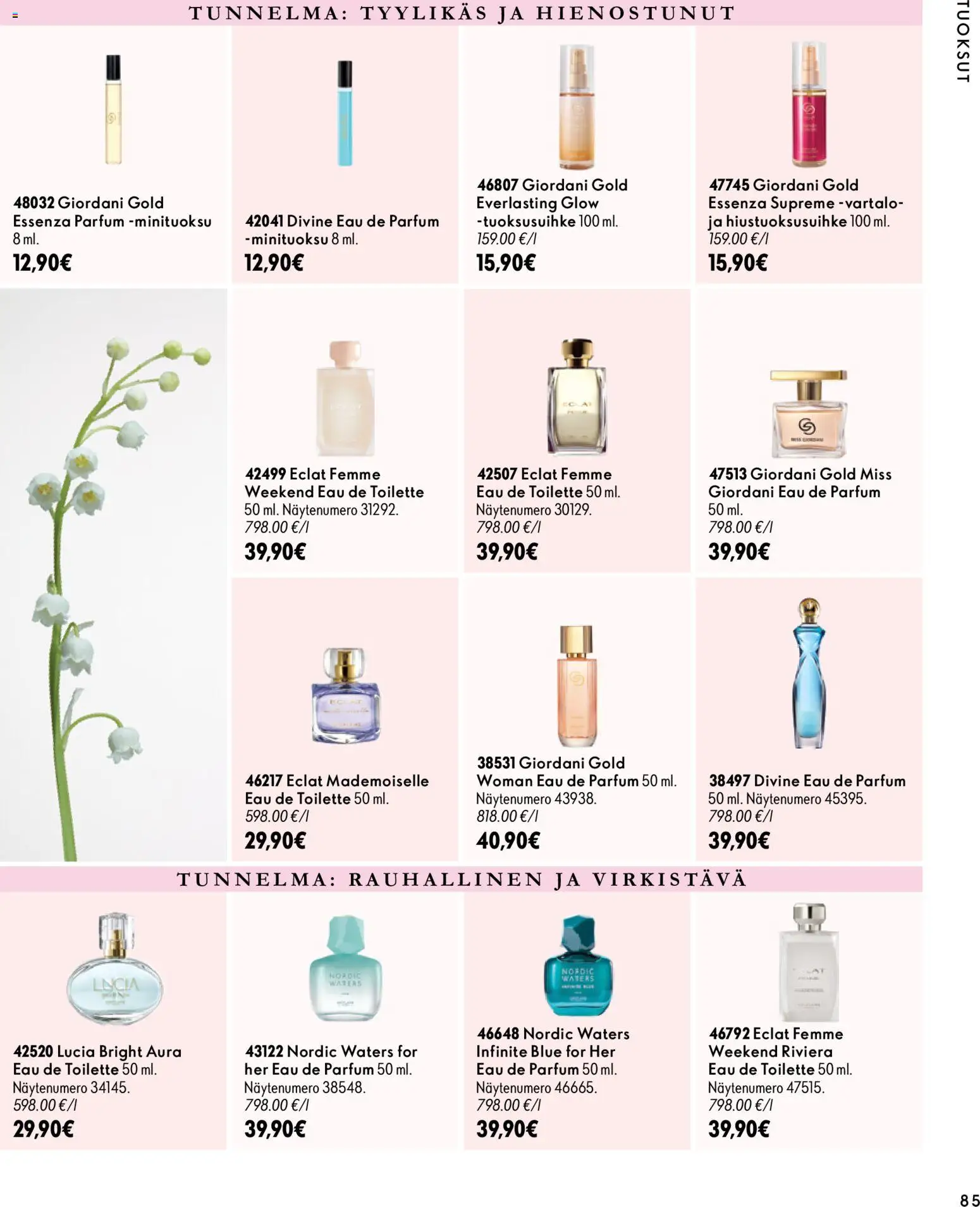 Oriflame tarjoukset – voimassa 07/10/2026 alkaen | Sivu: 85 | Tuotteet: Eau de toilette