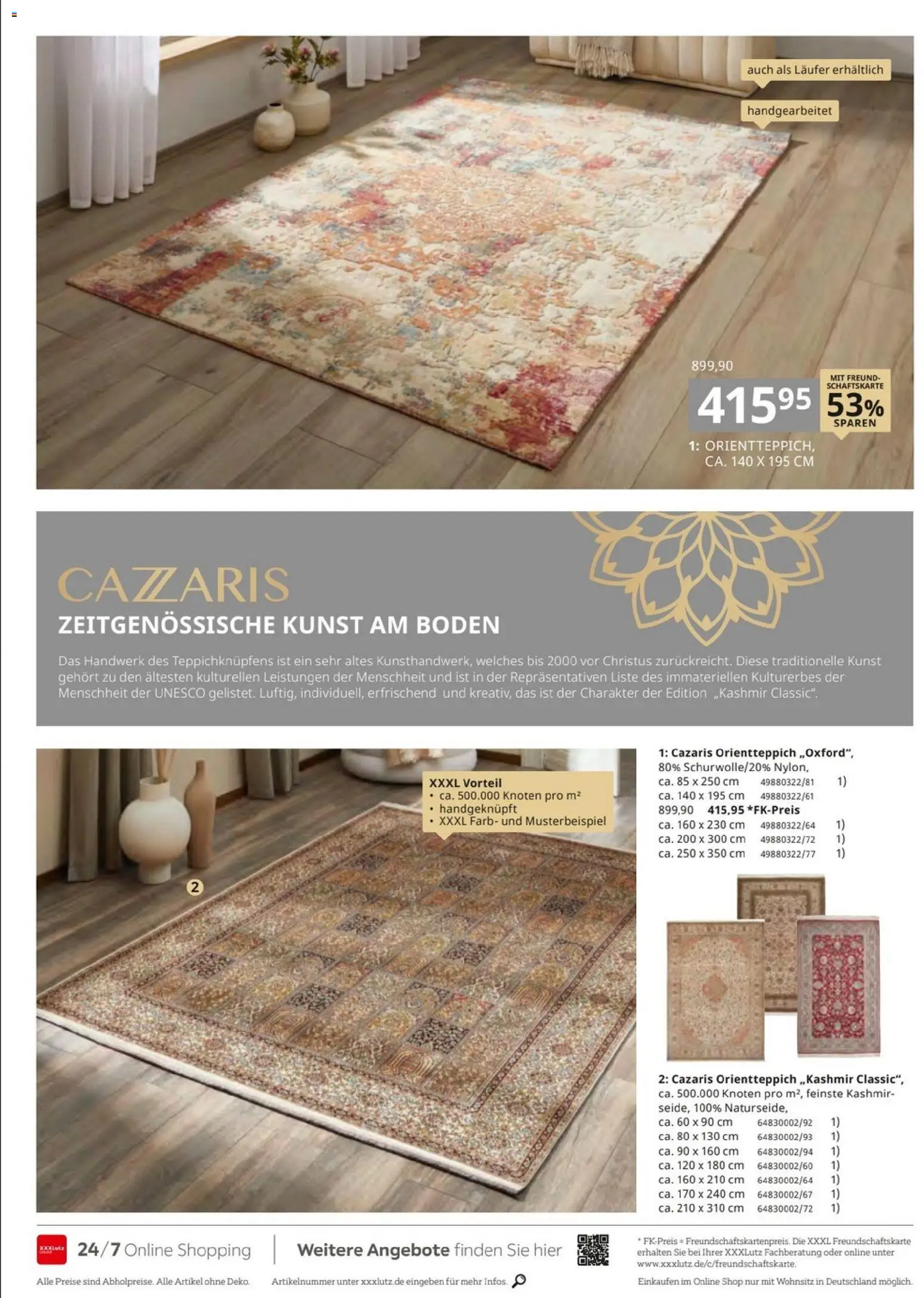 XXXLutz Schöner Einrichten – gültig ab 01.09.2026 | Seite: 102 | Produkte: Orientteppich