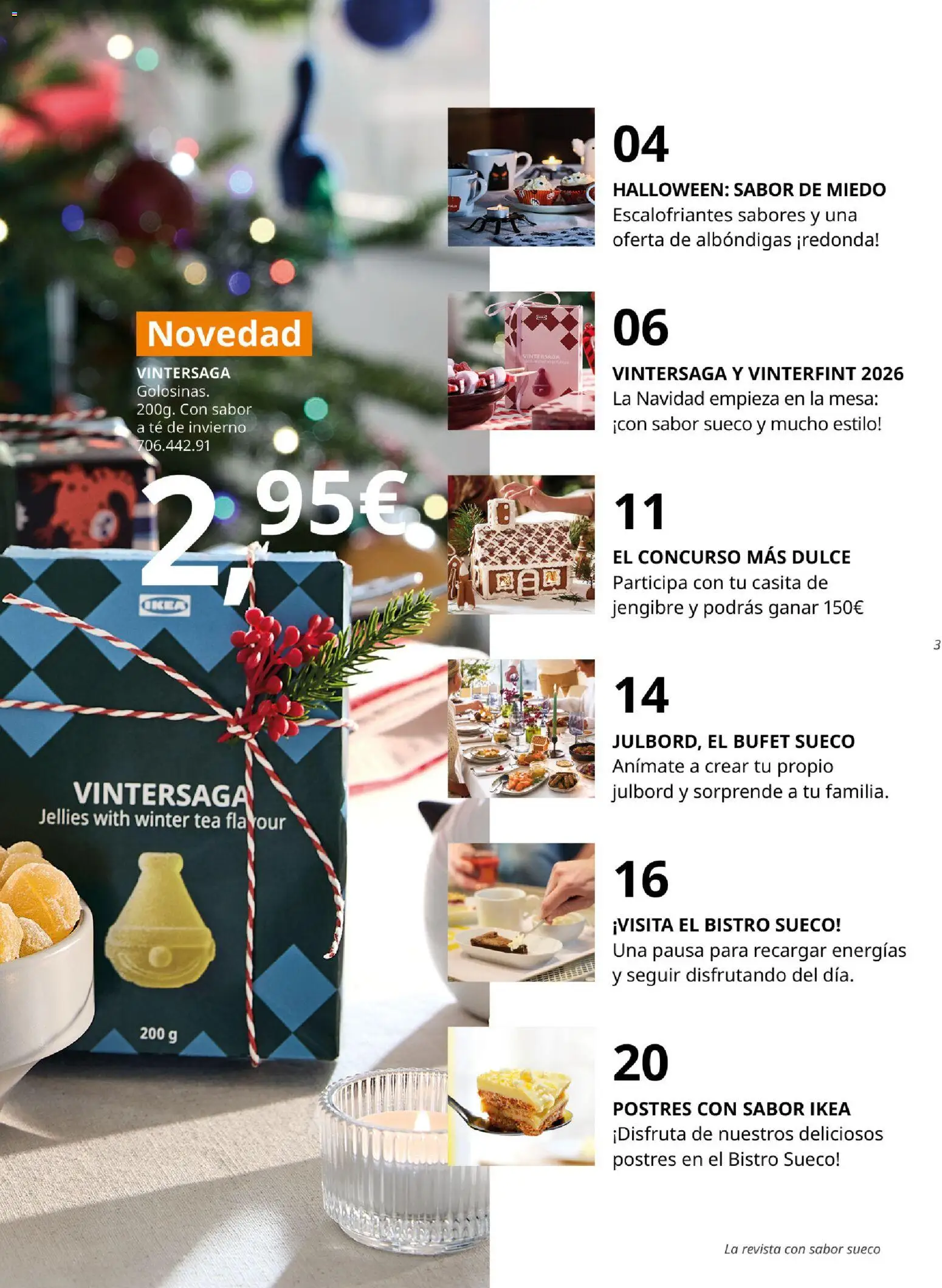 IKEA - Fika │ válido desde el 01/10/2026 | Página: 3 | Productos: Dulce, Jengibre, Té, Mesa