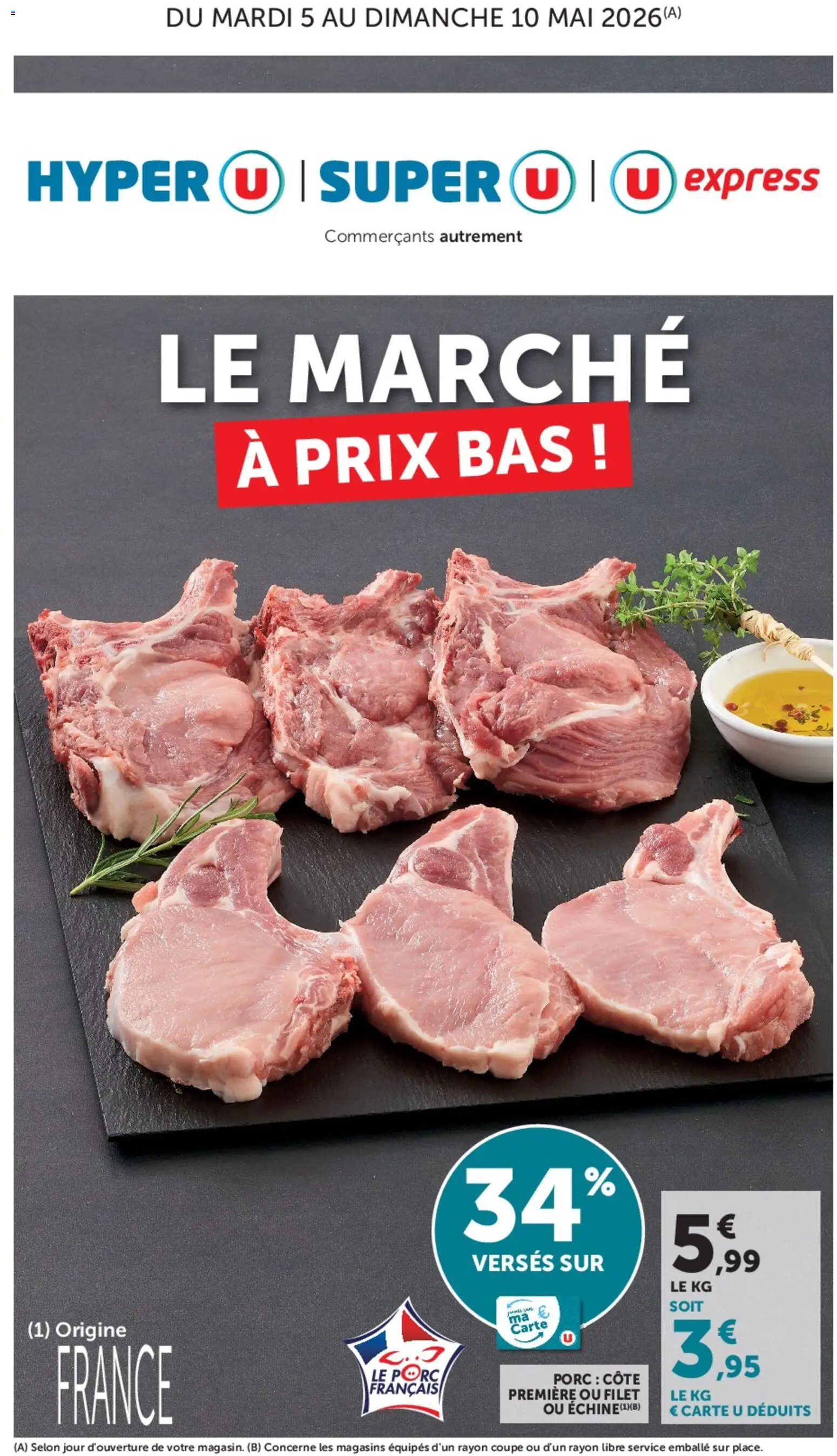 {H1} | Page: 1 | Produits: Porc