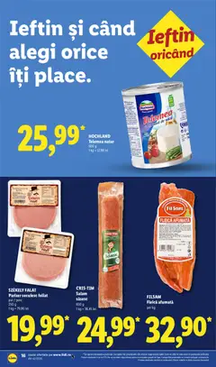 Ofertele Lidl valabile de la 12.10.2026 | Pagină: 16