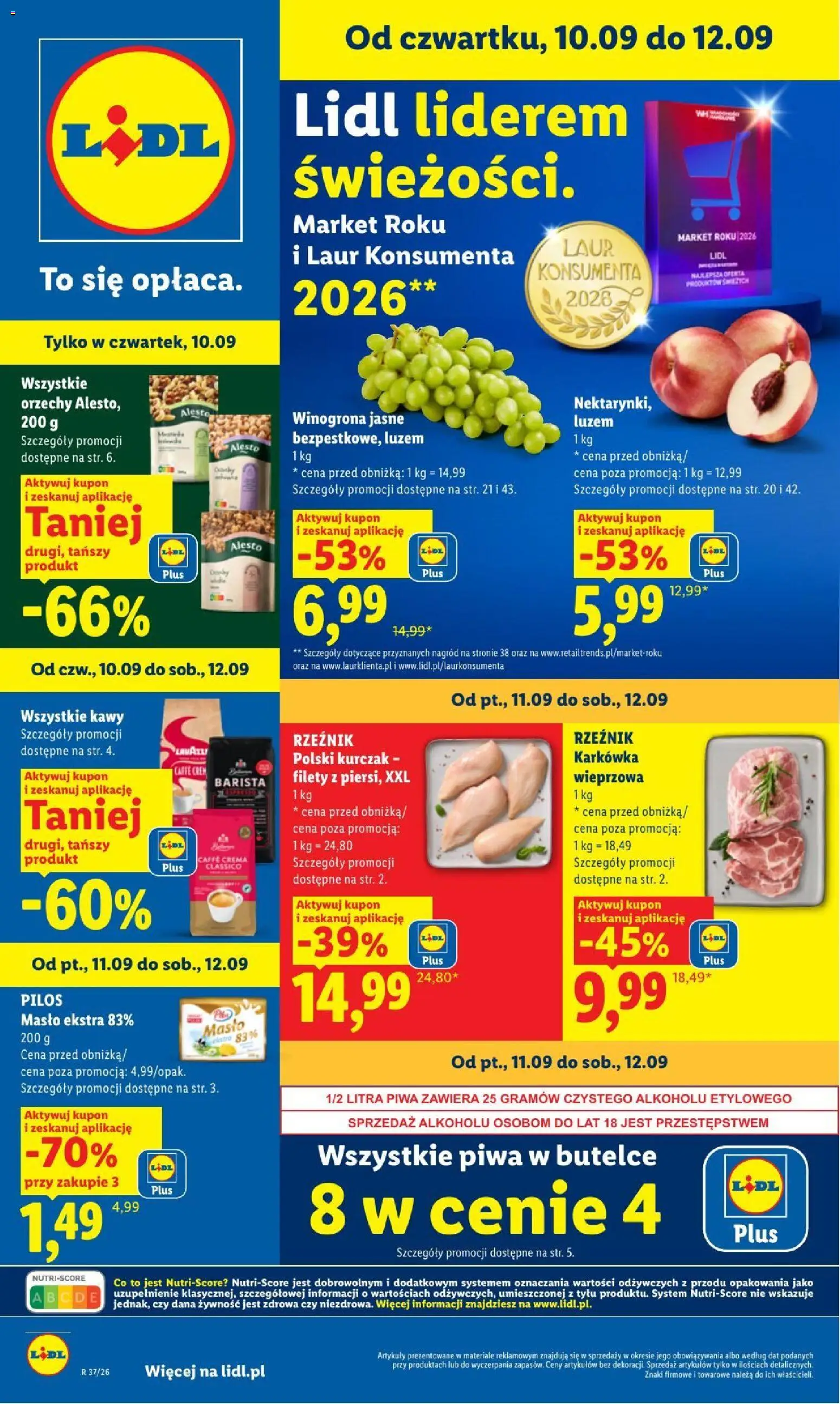 Lidl gazetka od 10.09.2026 | Strona: 1