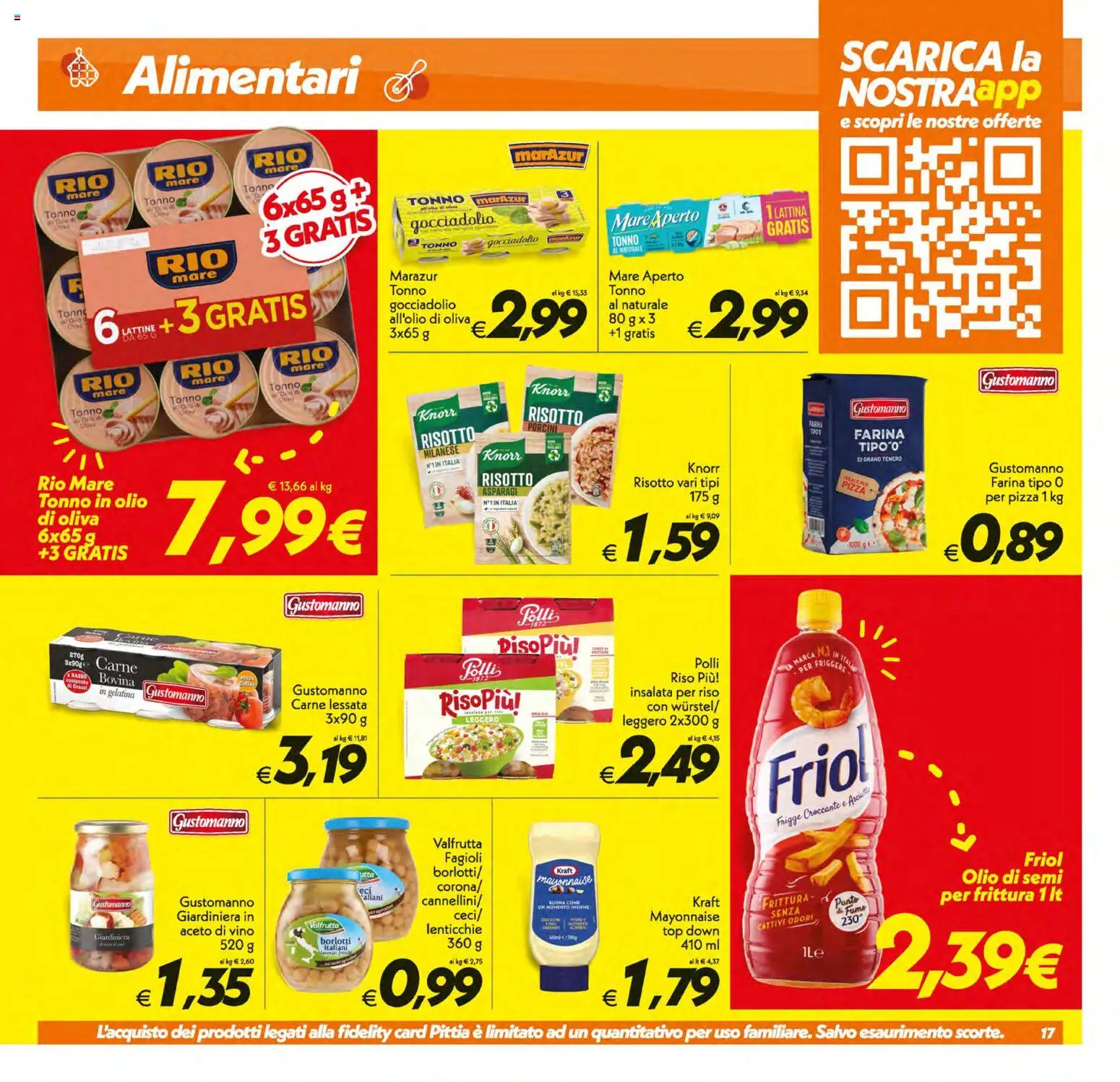 Volantino SuperConveniente del 31/07/2026 | Pagina: 17 | Prodotti: Riso, Olio, Tonno, Aceto