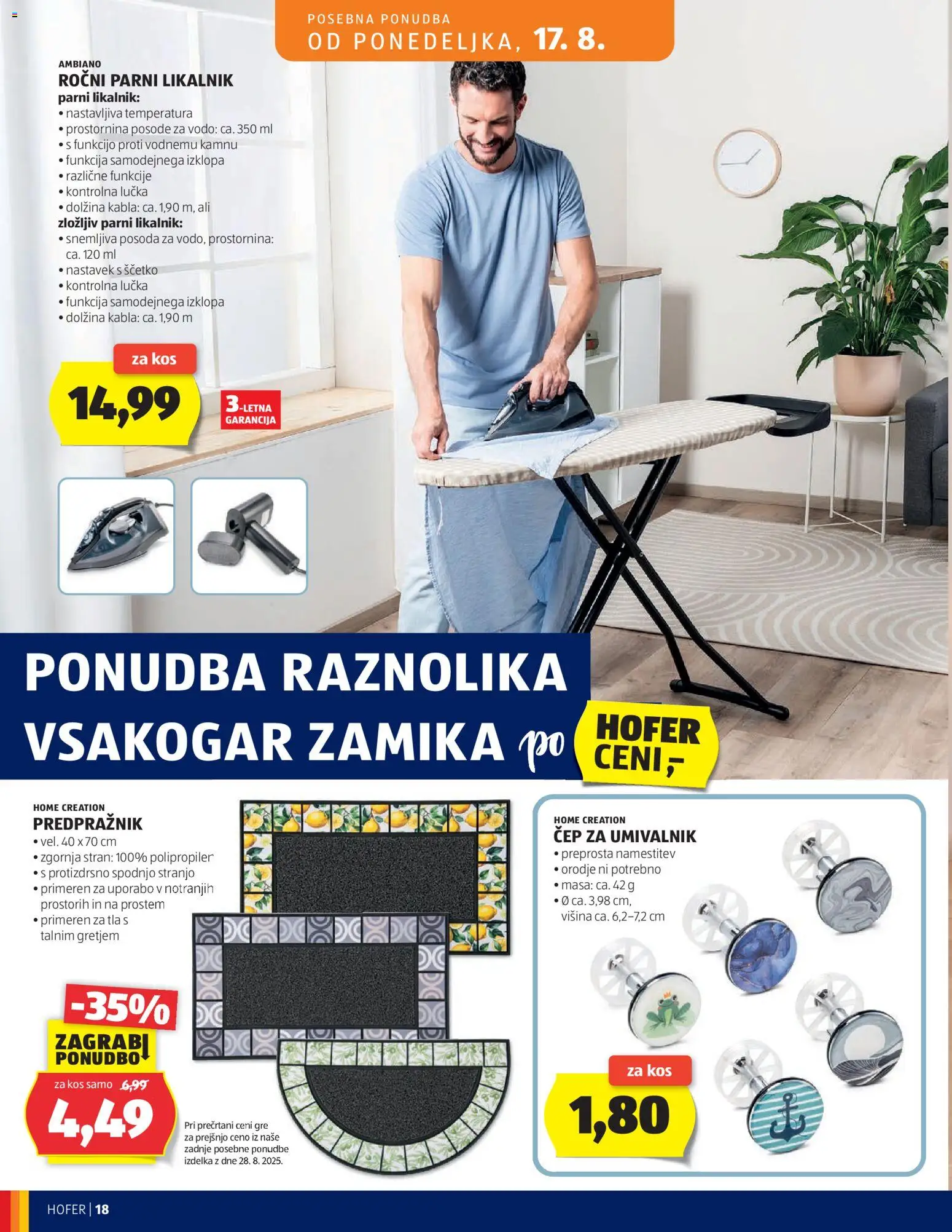 Novi Hofer katalog ponudbe – veljaven od 12.08.2026 | Stran: 18