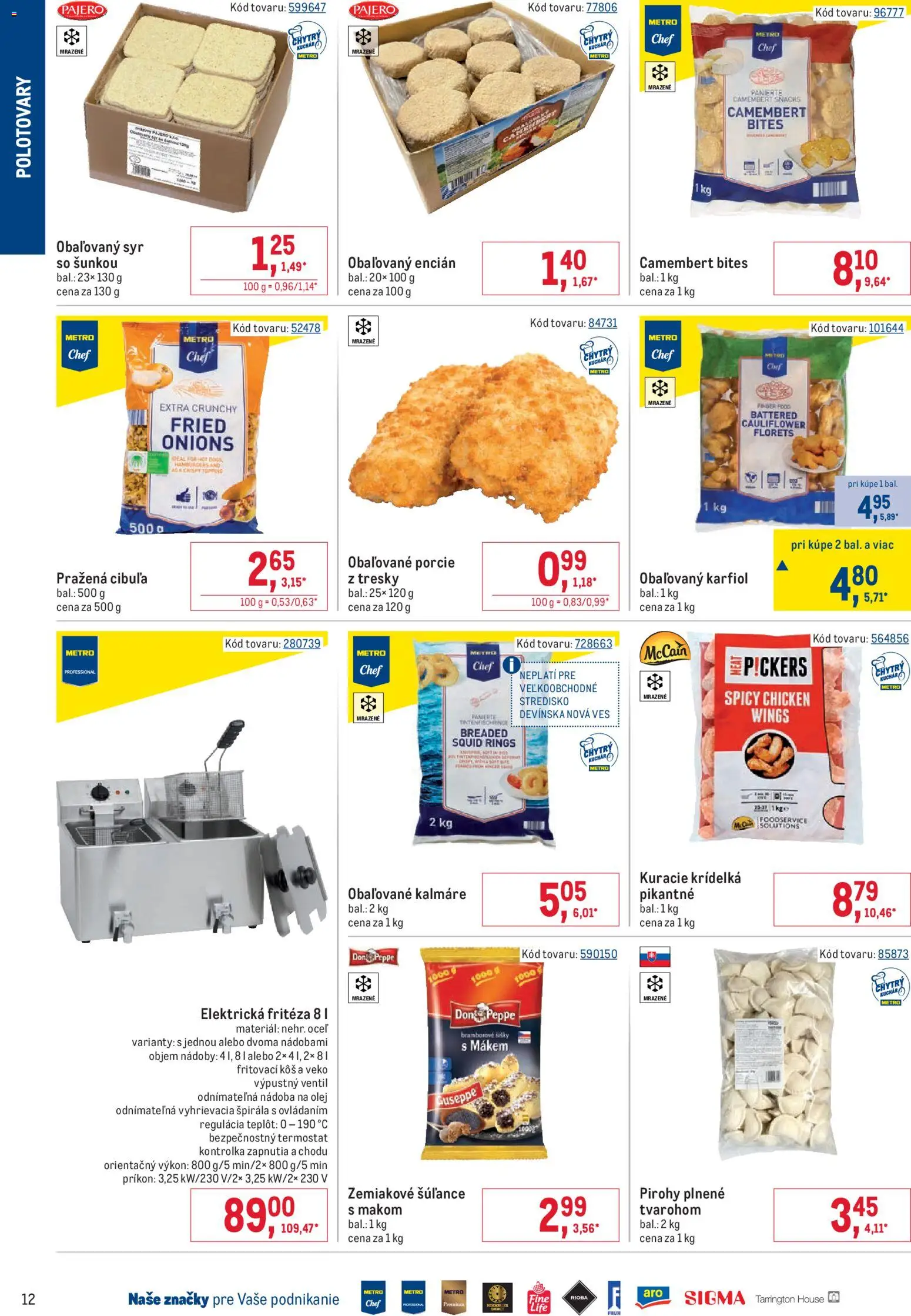 Nové Metro akcie – leták je platný od 01.06.2026 | Strana: 12 | Produkty: Fritéza, Ventil, Termostat