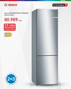 Dr Techno katalog - pregled Dr Techno kataloga - važi od 30.06.2026 | Strana: 7 | Proizvode: Bosch, Kombinovani frižider, Frižider