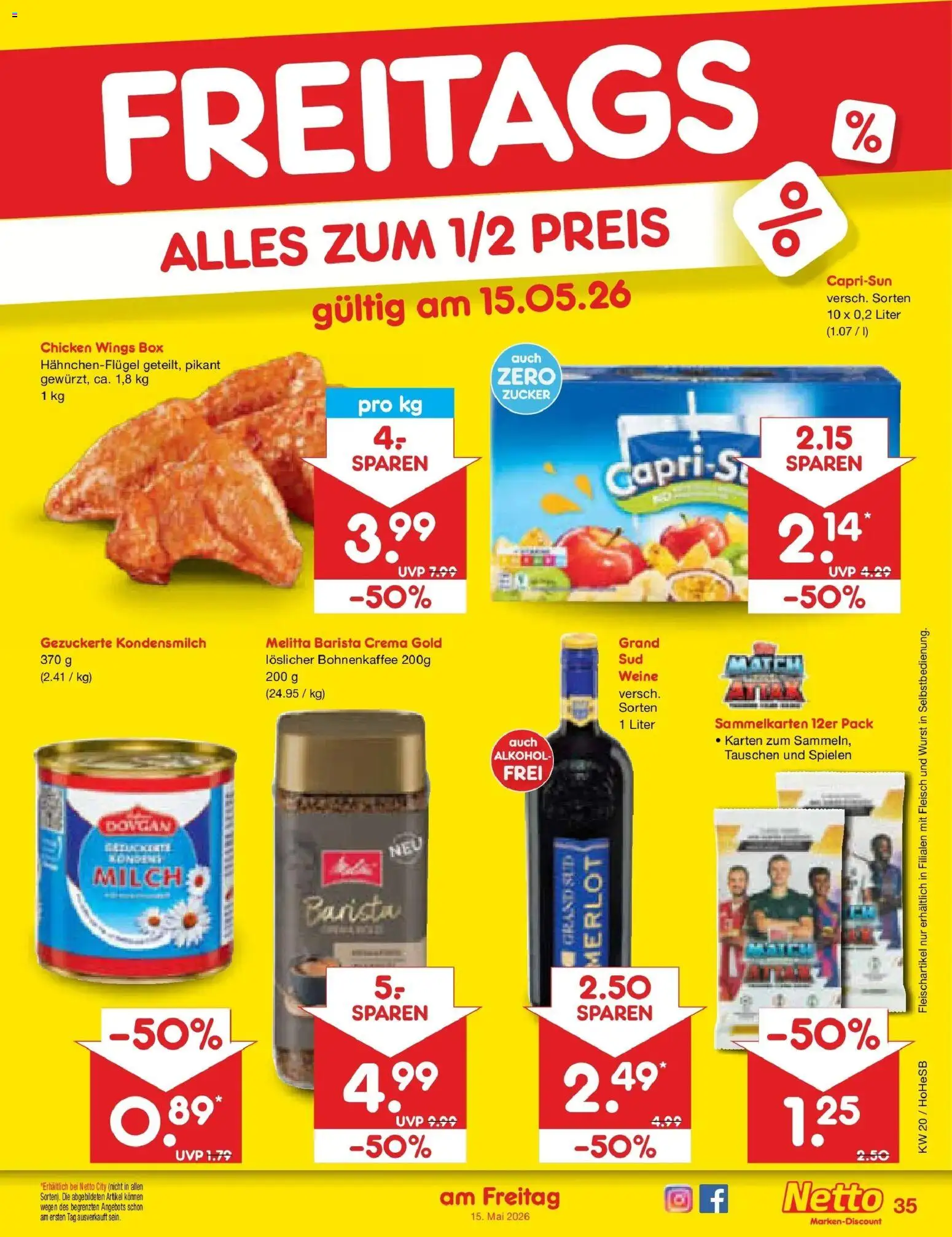 Netto Marken-Discount Prospekt Hamburg	 – gültig ab 10.05.2026 | Seite: 44 | Produkte: Box, Zucker, Wurst, Fleisch