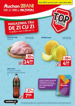 Ofertele Auchan valabile de la 15.07.2026