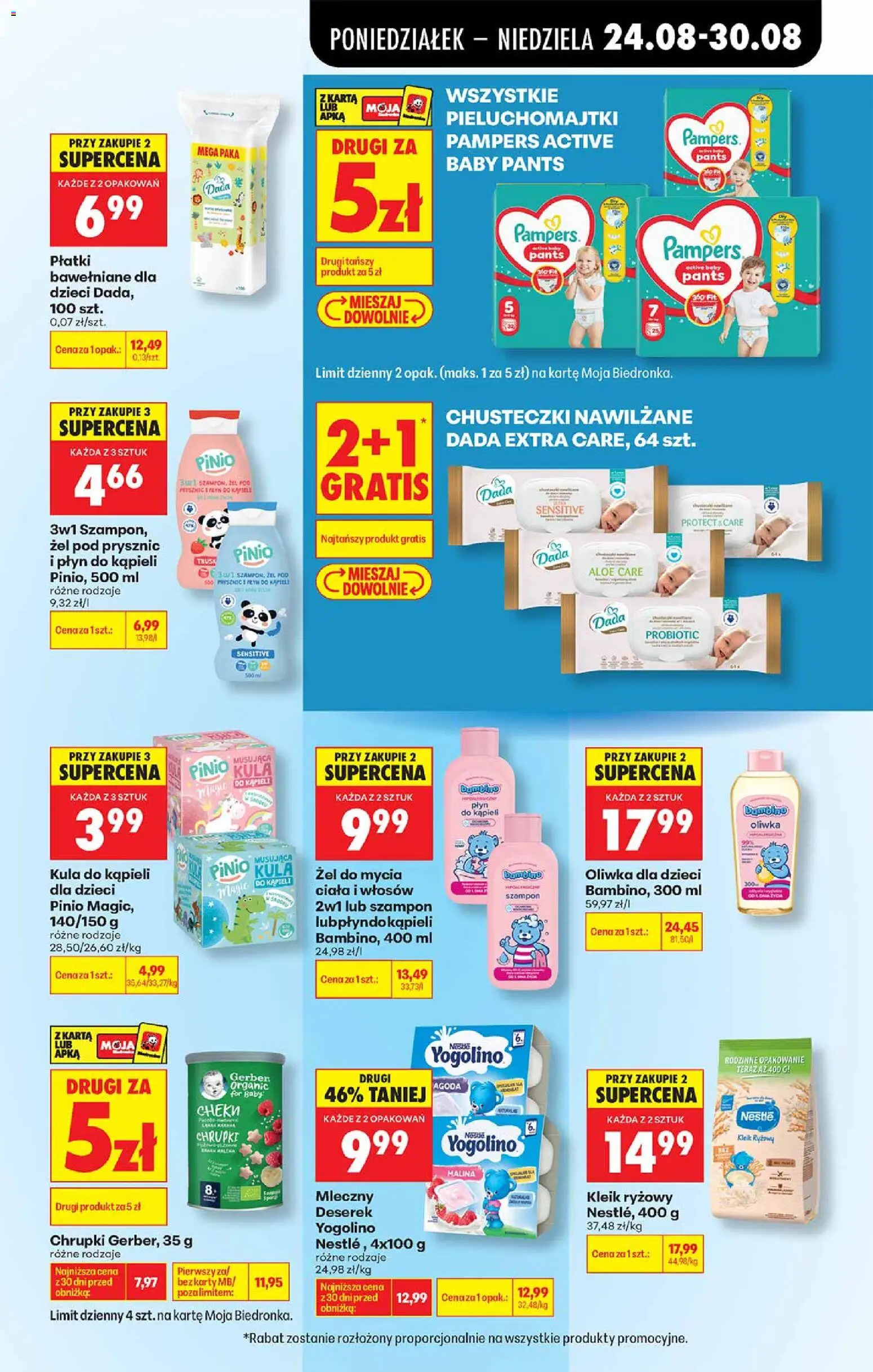 Biedronka Polsko leták od 24.08.2026 | Strana: 59 | Produkty: Pampers, Pants