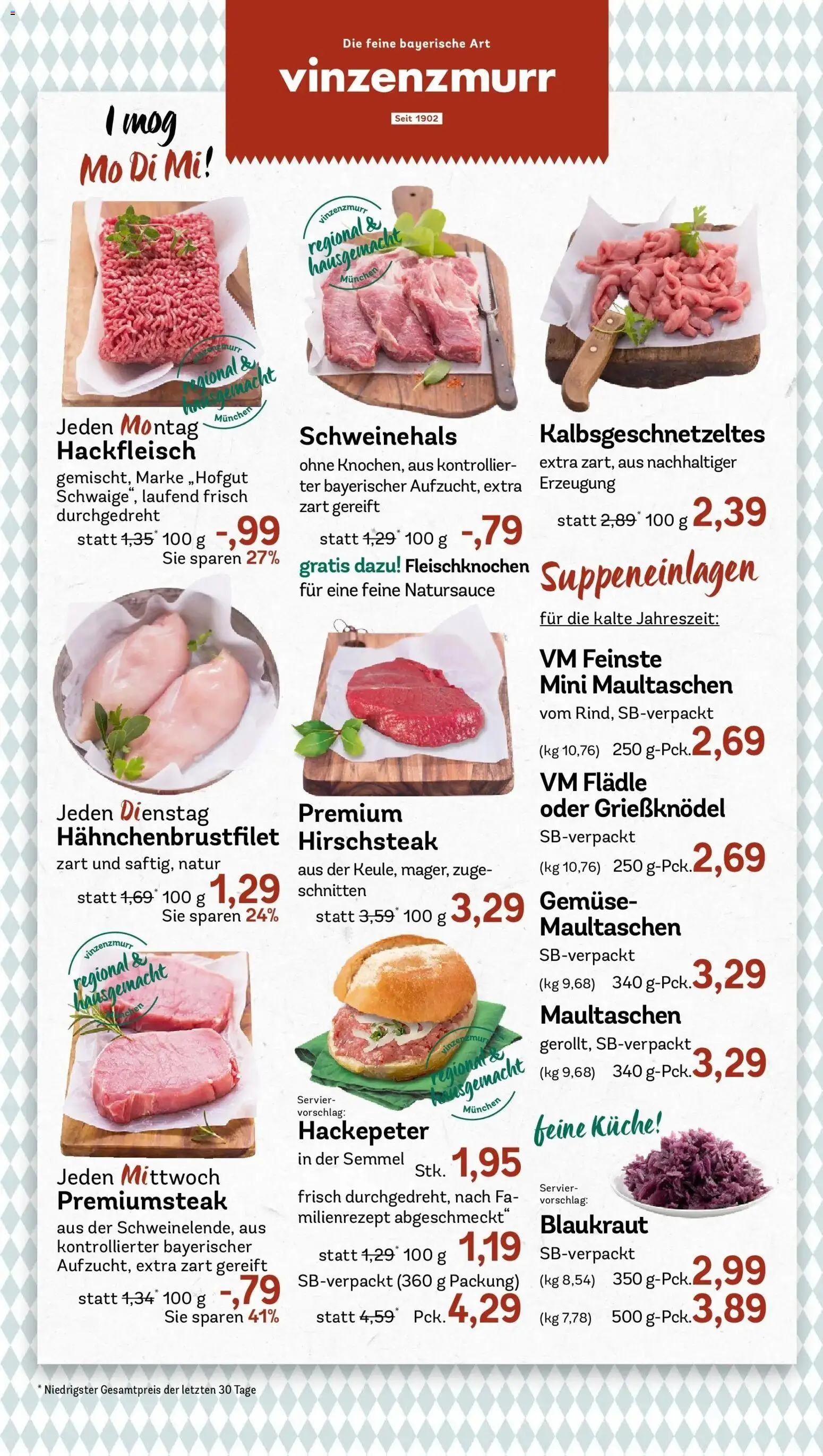REWE Prospekt ab 26.10.2026 zum Blättern » Angebote | Seite: 8 | Produkte: Küche, Gemüse, Maultaschen, Hackfleisch