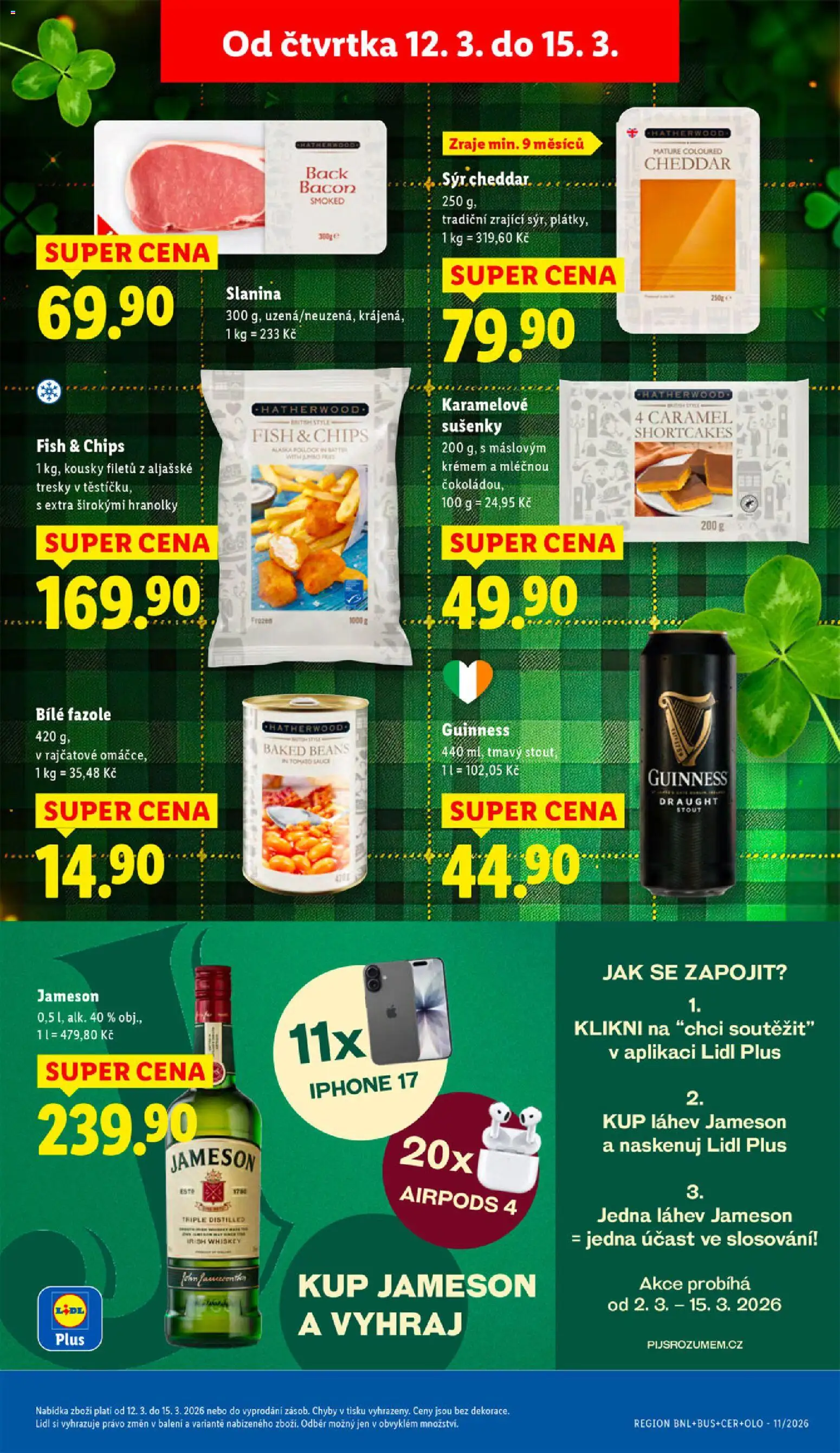 Lidl leták od 12.03.2026 | Strana: 17 | Produkty: Sýr, Smartphone, Iphone, Sušenky