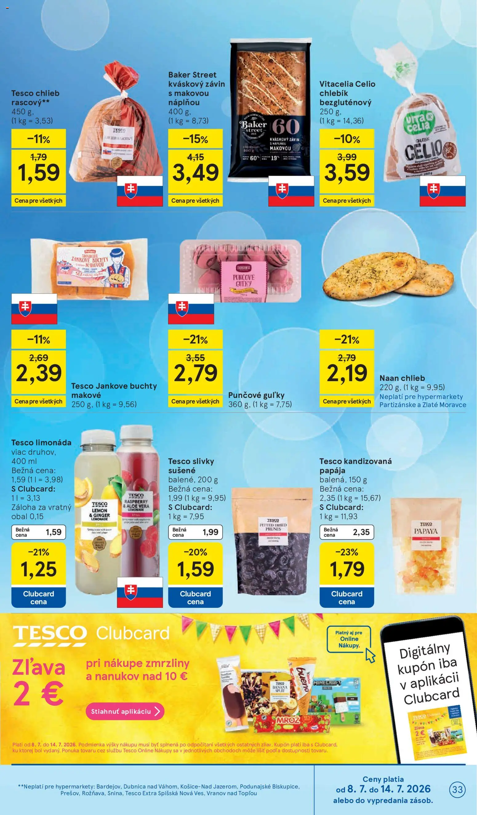Nové Tesco akcie – leták je platný od 08.07.2026 | Strana: 33