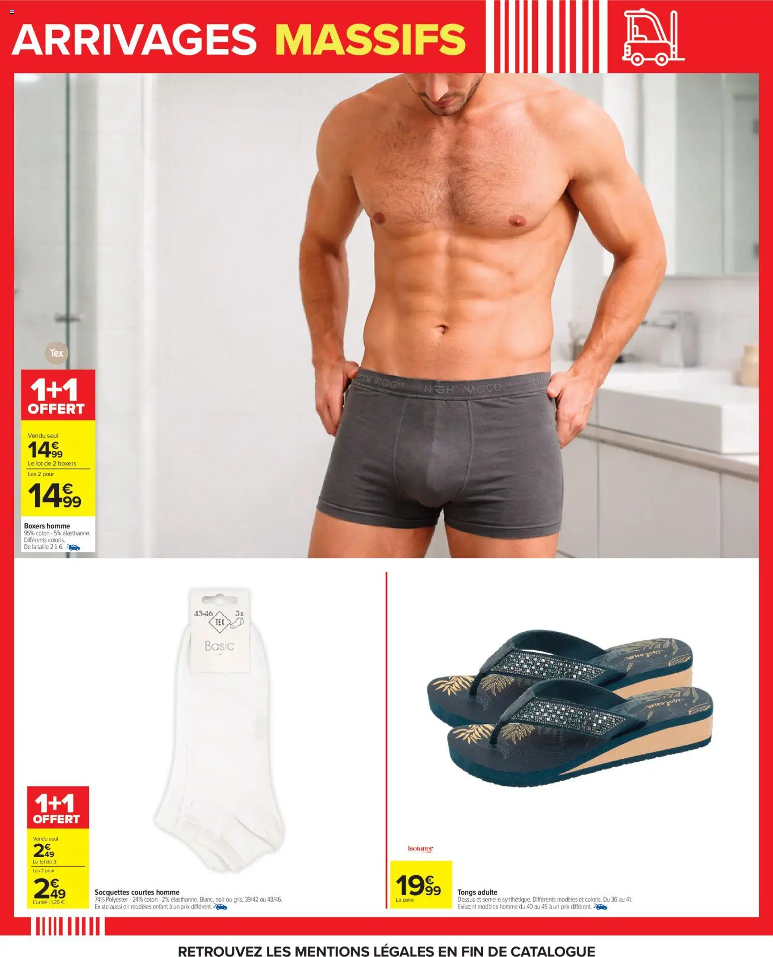 {H1} | Page: 14 | Produits: Coton, Tongs