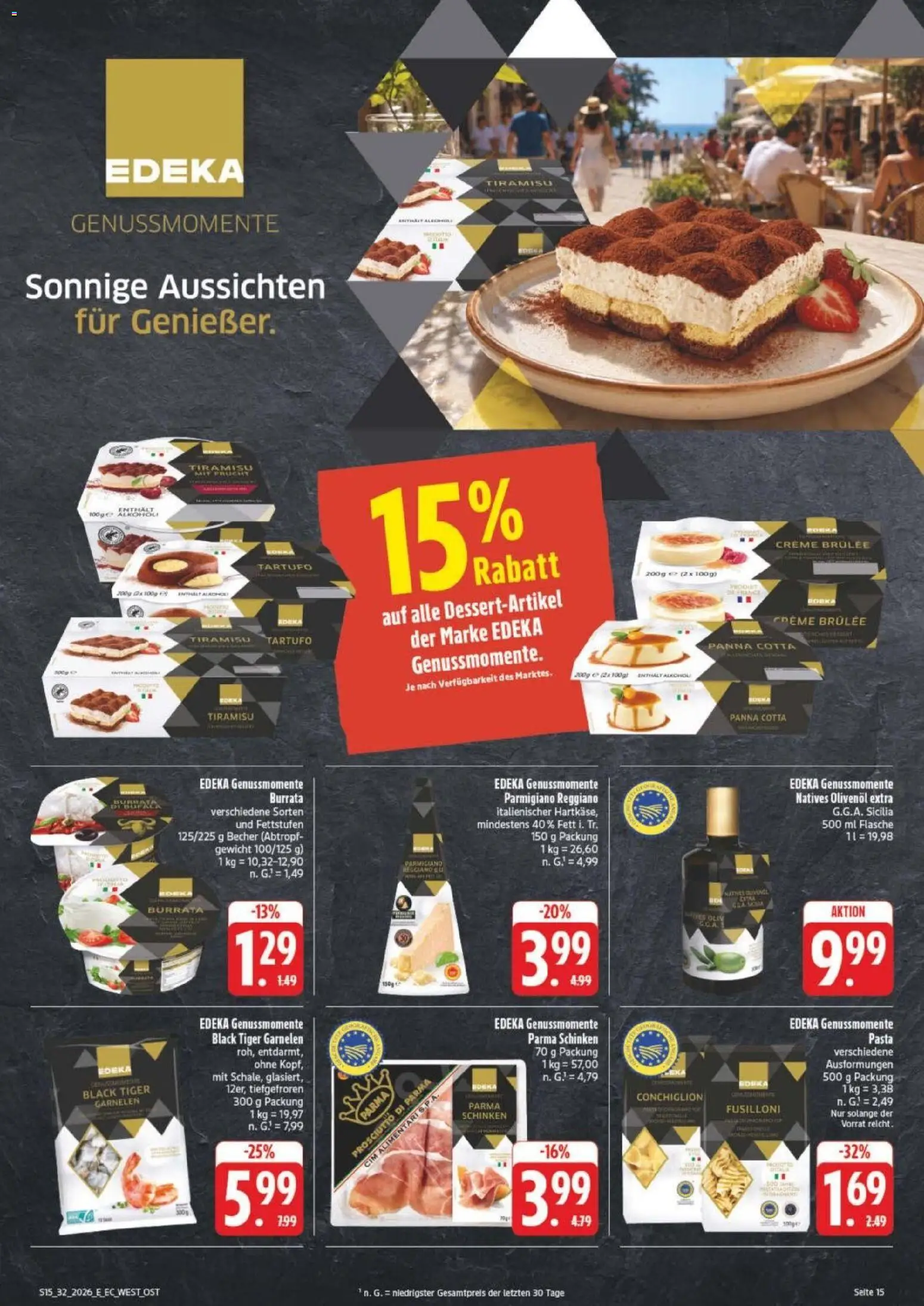Edeka Prospekt Leipzig – gültig ab 03.08.2026 | Seite: 19 | Produkte: Gewicht, Creme, Creme brulee, Burrata
