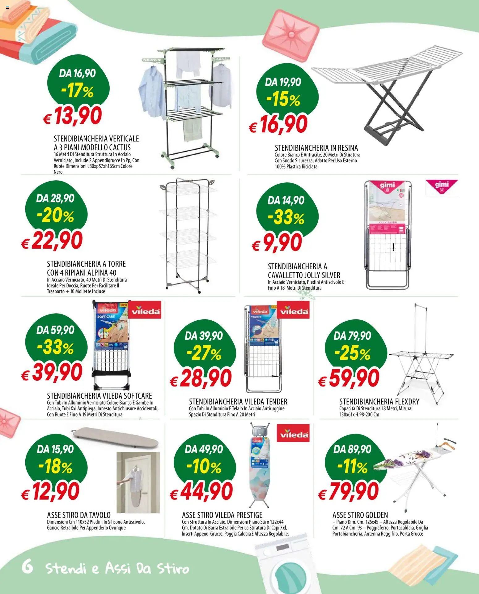 Volantino Galassia del 07/09/2026 | Pagina: 6 | Prodotti: Silicone, Griglia, Inserti, Tavolo