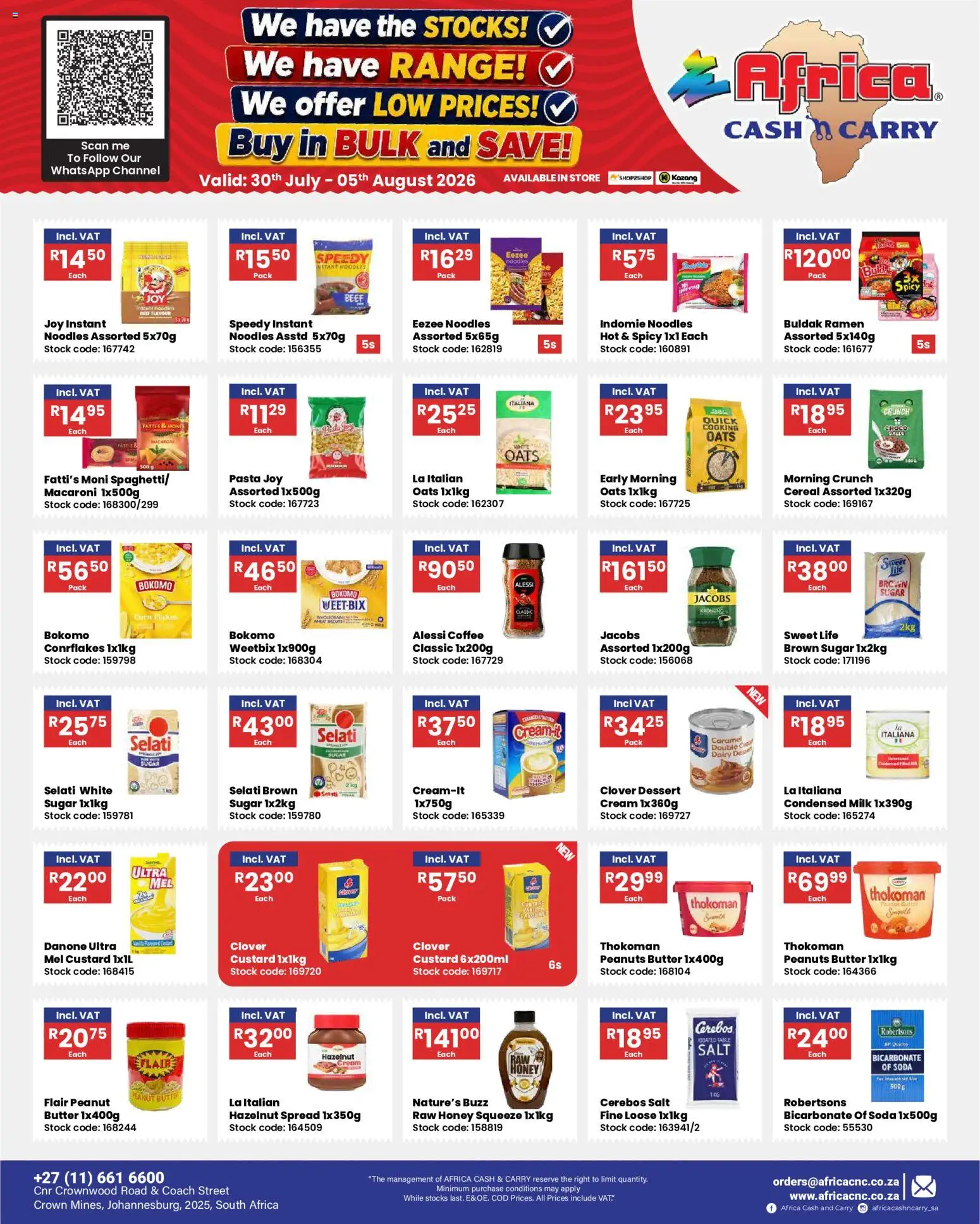 New Africa Cash & Carry catalogue – valid from 30/07/2026 | Page: 26