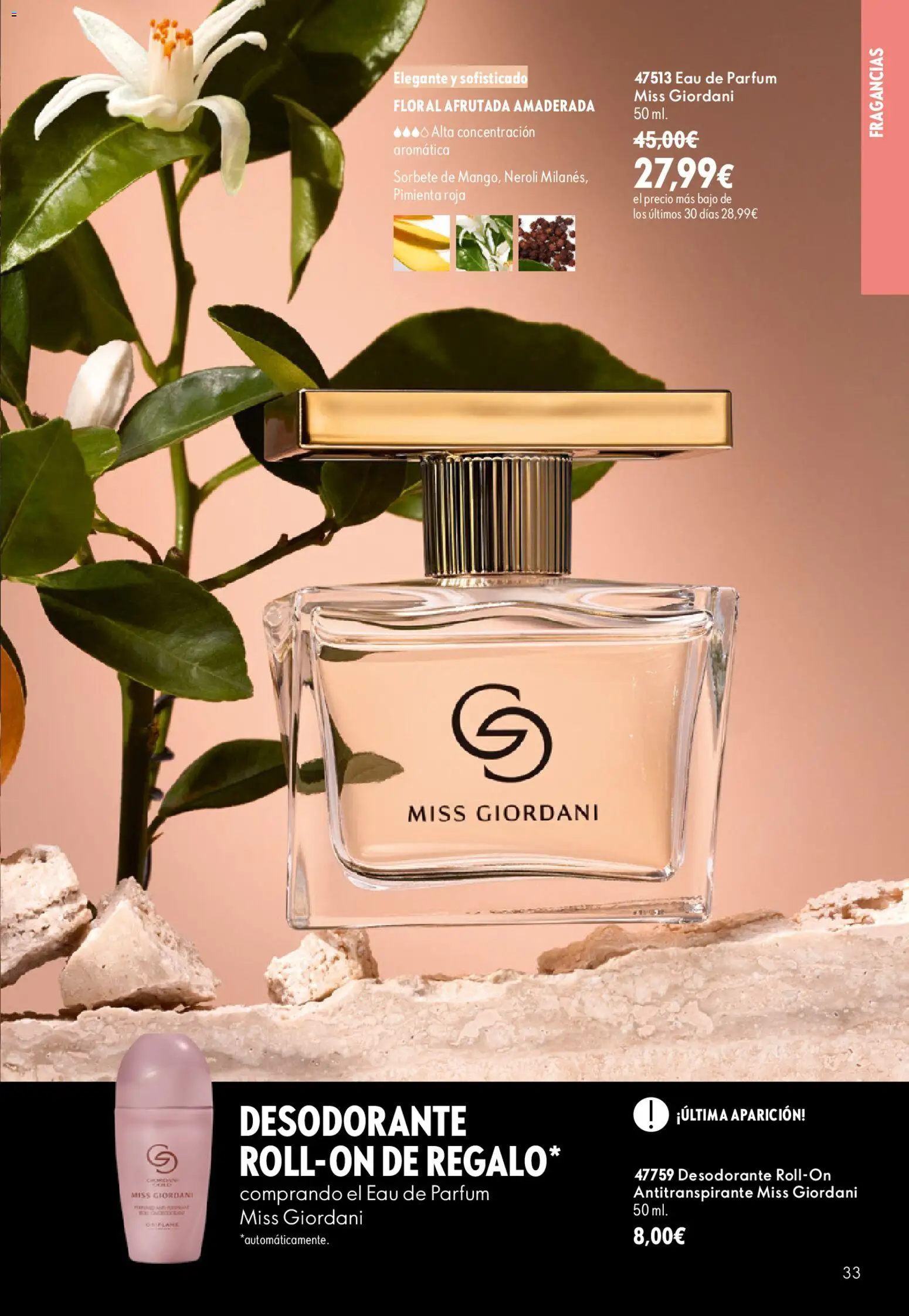 Oriflame - Catálogo Campaña 13 │ válido desde el 16/09/2026 | Página: 33 | Productos: Desodorante, Antitranspirante, Eau de parfum