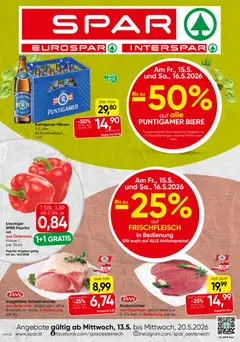 Spar Flugblatt - Steiermark ab 13.05.2026 gültig