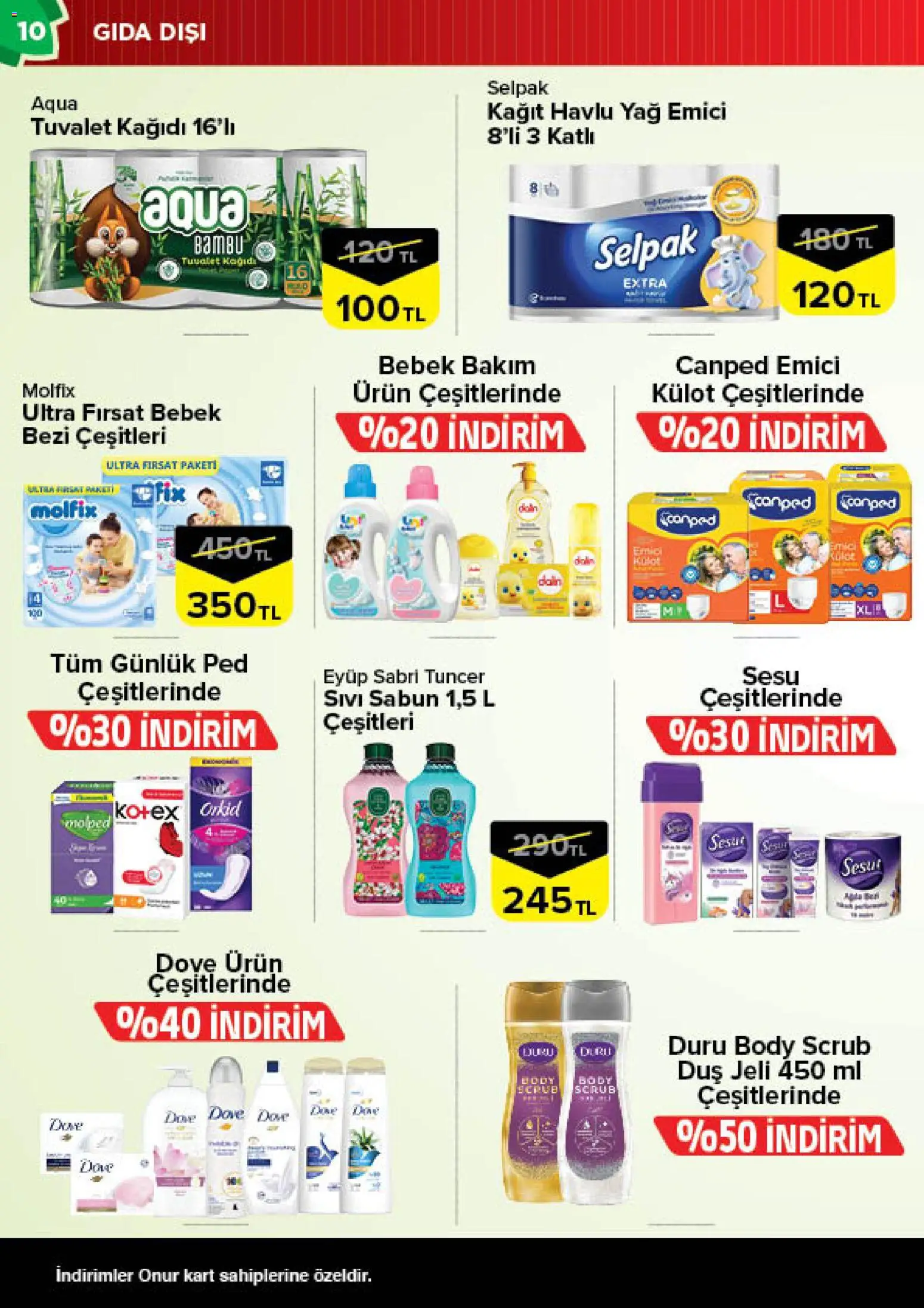Onur Market Katalog - Bursa - 12.05.2026 tarihinden itibaren geçerlidir | Sayfa: 10