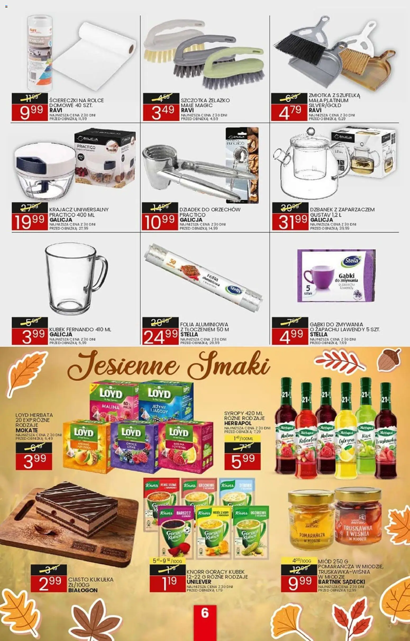 Wafelek gazetka od 21.09.2026 | Strona: 6 | Produkty: Barszcz, Dzbanek, Ciasto, Owoce