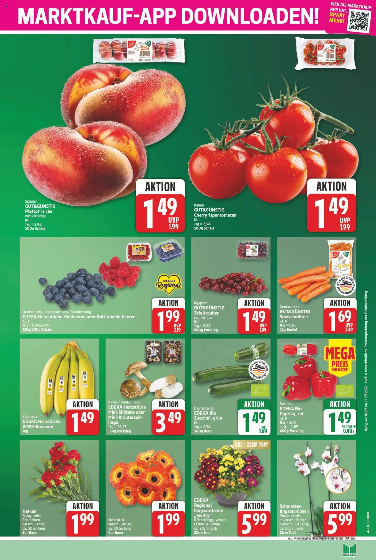 Marktkauf Prospekt – gültig ab 06.07.2026 | Seite: 3 | Produkte: Himbeeren