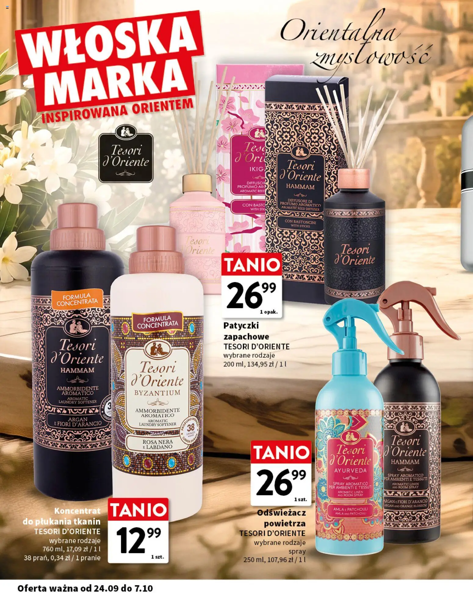 Intermarche gazetka - Pamiętamy o bliskich od 24.09.2026 | Strona: 20 | Produkty: Odświeżacz, Tesori d'oriente