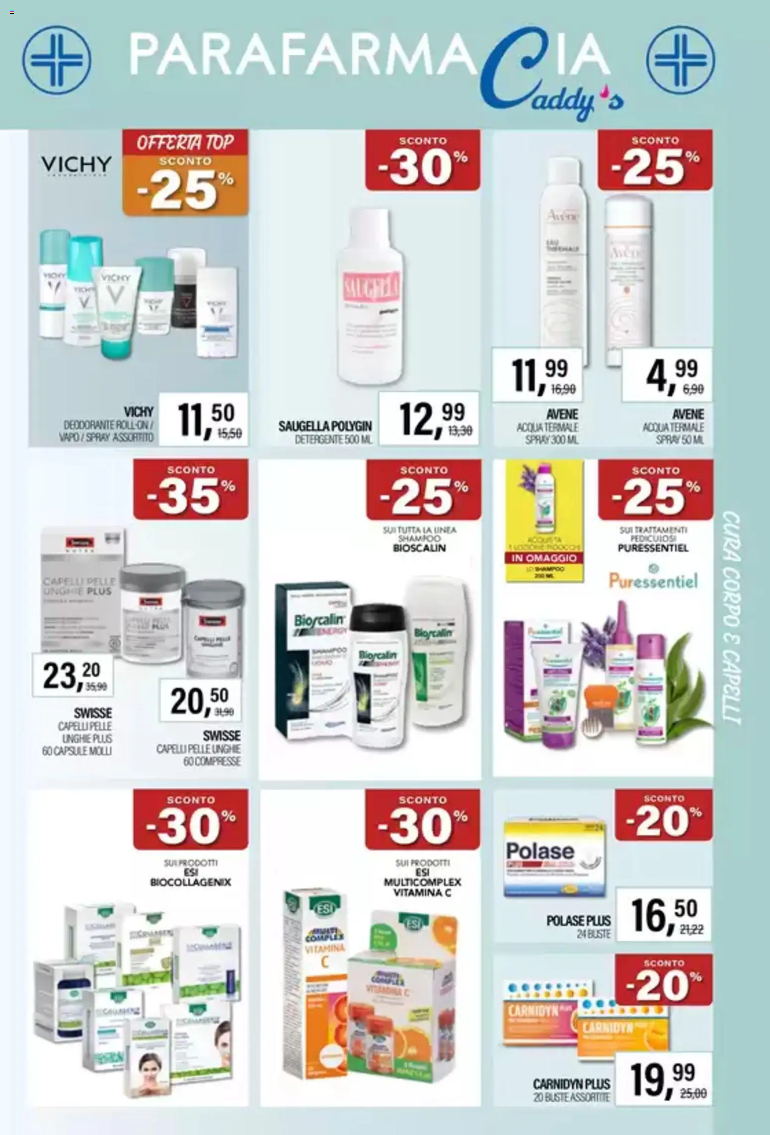 Volantino Caddy's del 27/08/2026 | Pagina: 3 | Prodotti: Shampoo, Detergente, Acqua, Top