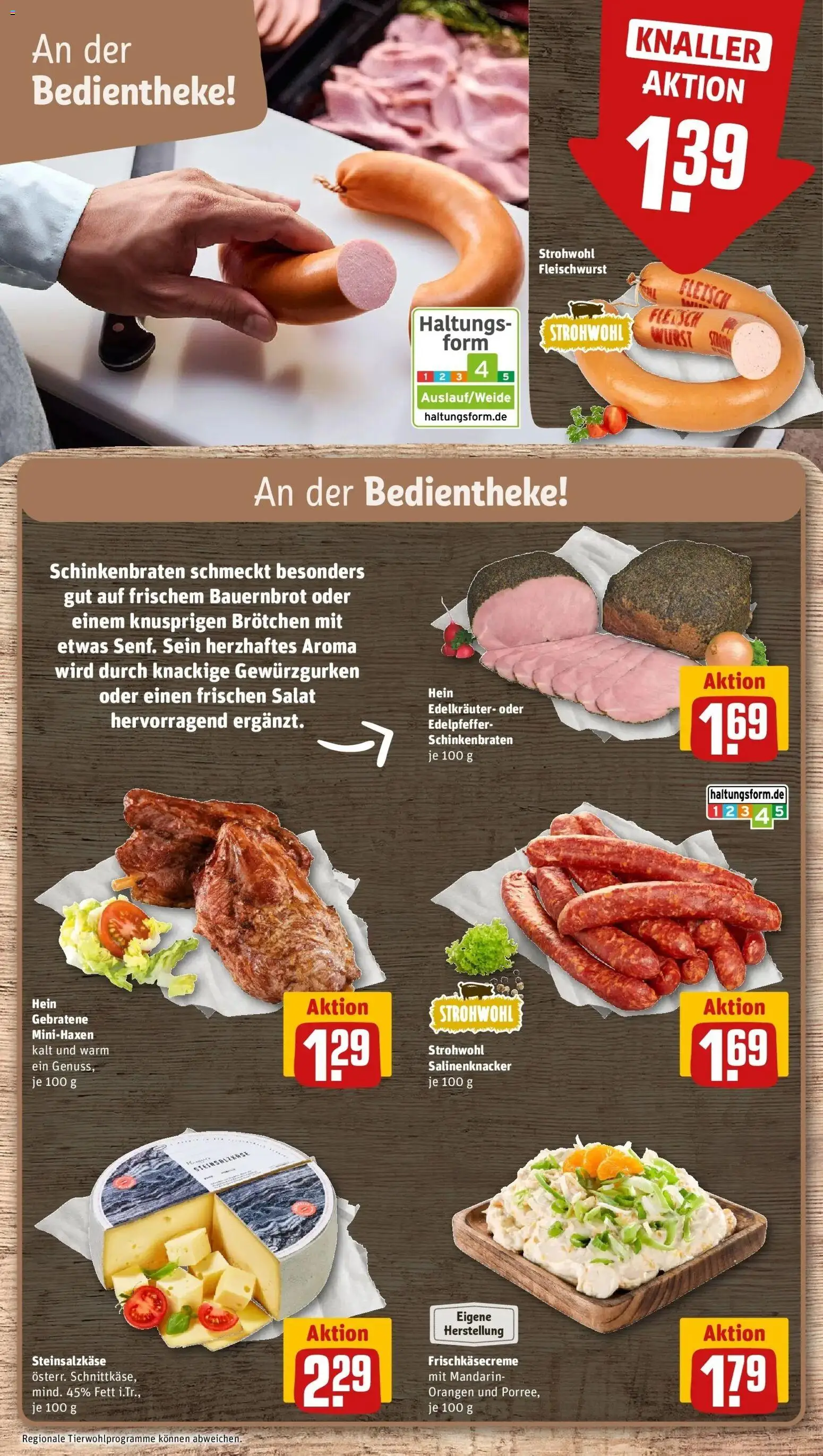 REWE Prospekt ab 26.10.2026 zum Blättern » Angebote | Seite: 10 | Produkte: Orangen, Wurst, Fleisch, Salat