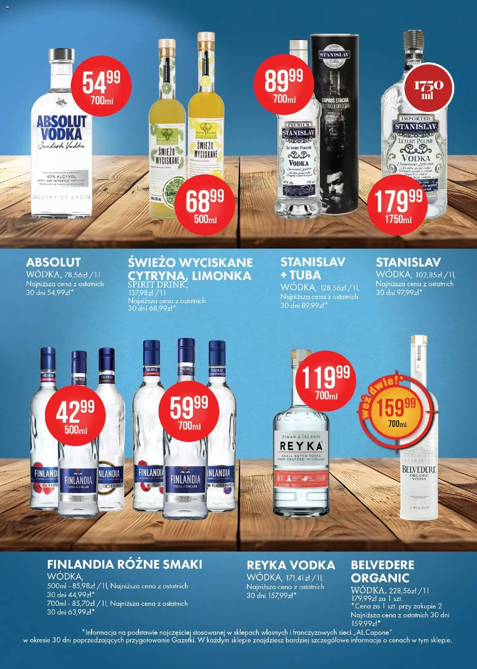 Al.Capone gazetka od 06.07.2026 | Strona: 23 | Produkty: Limonka, Vodka