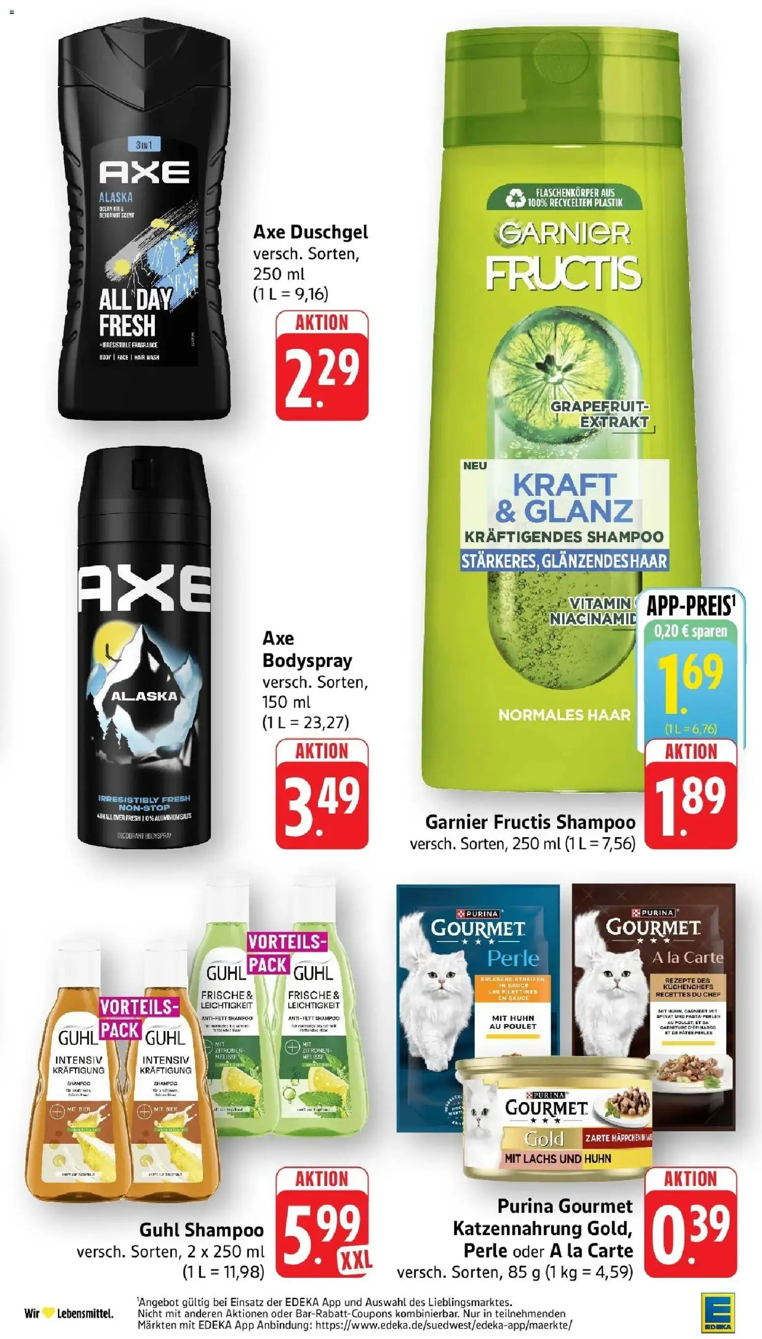 Edeka prospekt Bitburg – gültig ab 01.06.2026 | Seite: 35 | Produkte: Bier, Shampoo, Axe, Shower Gel