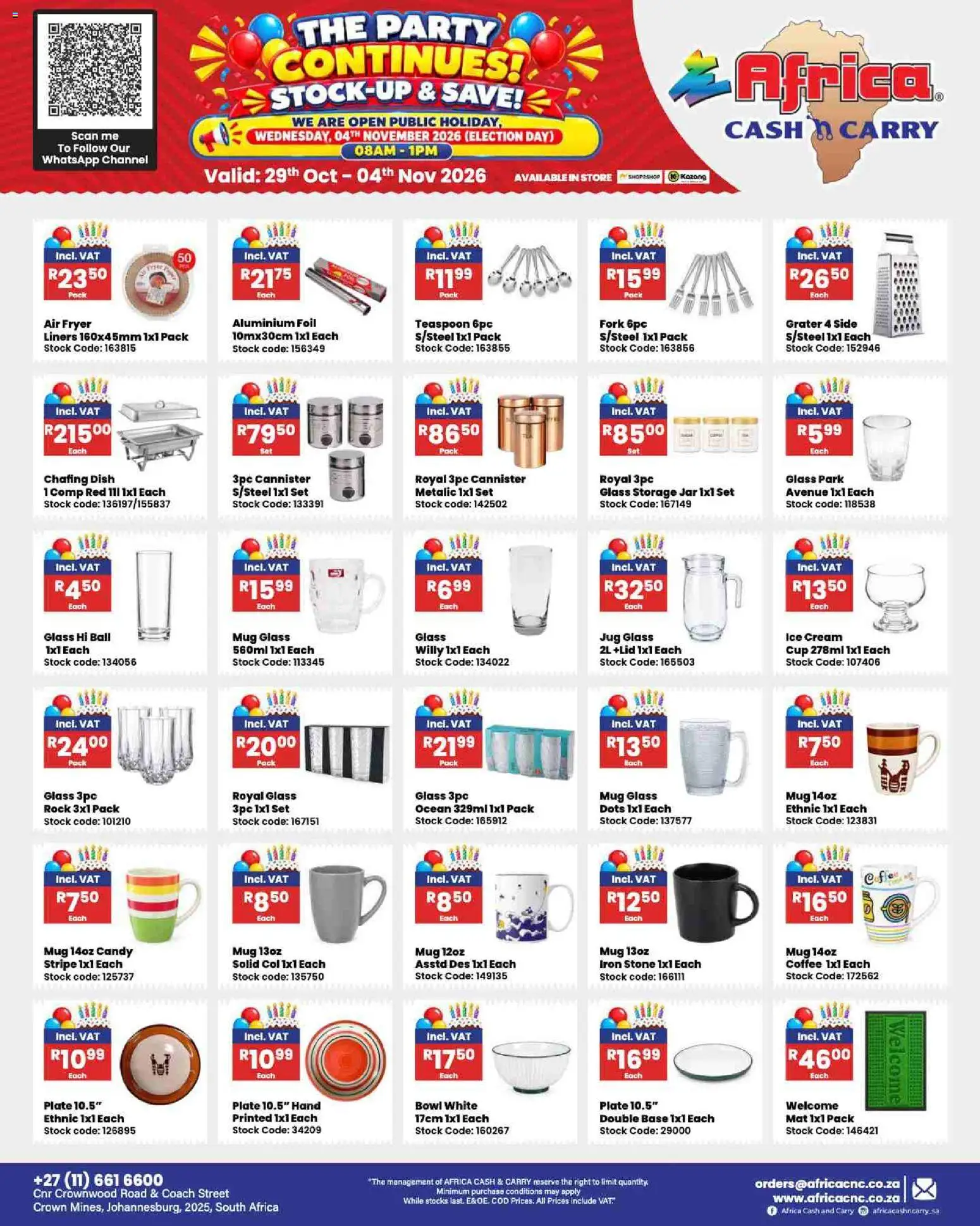 New Africa Cash & Carry catalogue – valid from 29/10/2026 | Page: 74