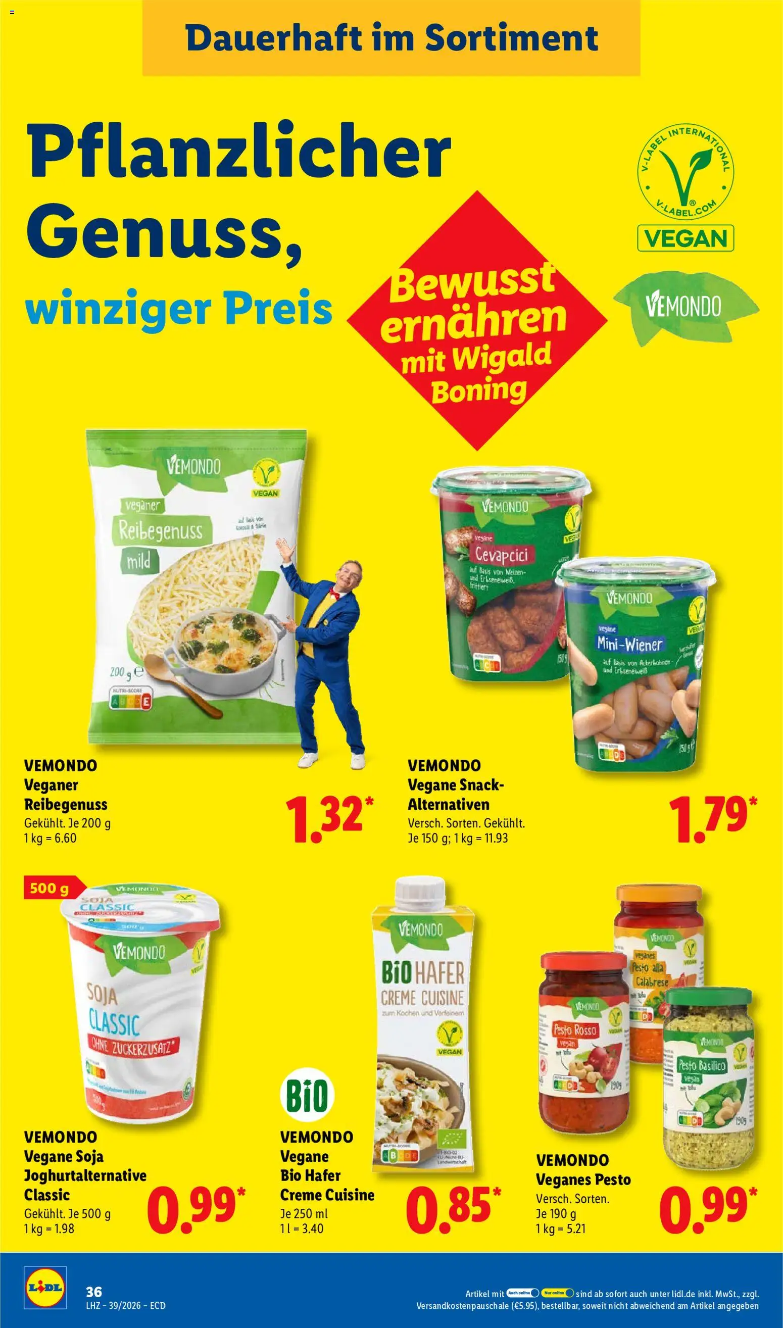 Lidl Německo leták od 21.09.2026 | Strana: 58 | Produkty: Vegan, Pesto