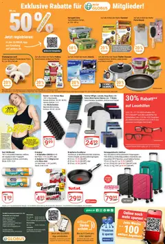 Globus Prospekt ab 12.10.2026 gültig | Seite: 29 | Produkte: Batterien, Champignons, Hugo, Telefon