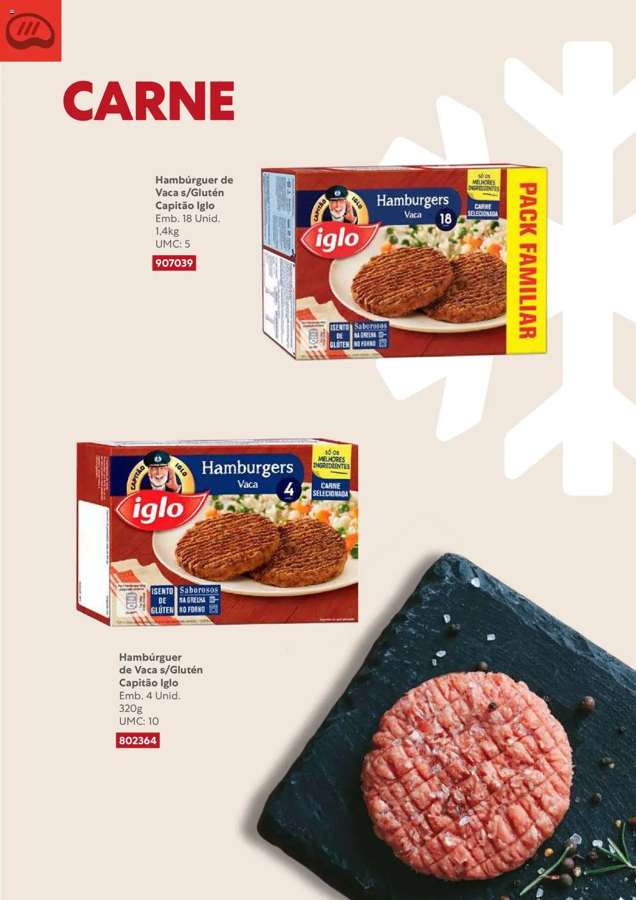 Recheio Congelados │ válido de 01/02/2024 | Página: 21 | Produtos: Forno, Hambúrguer, Carne