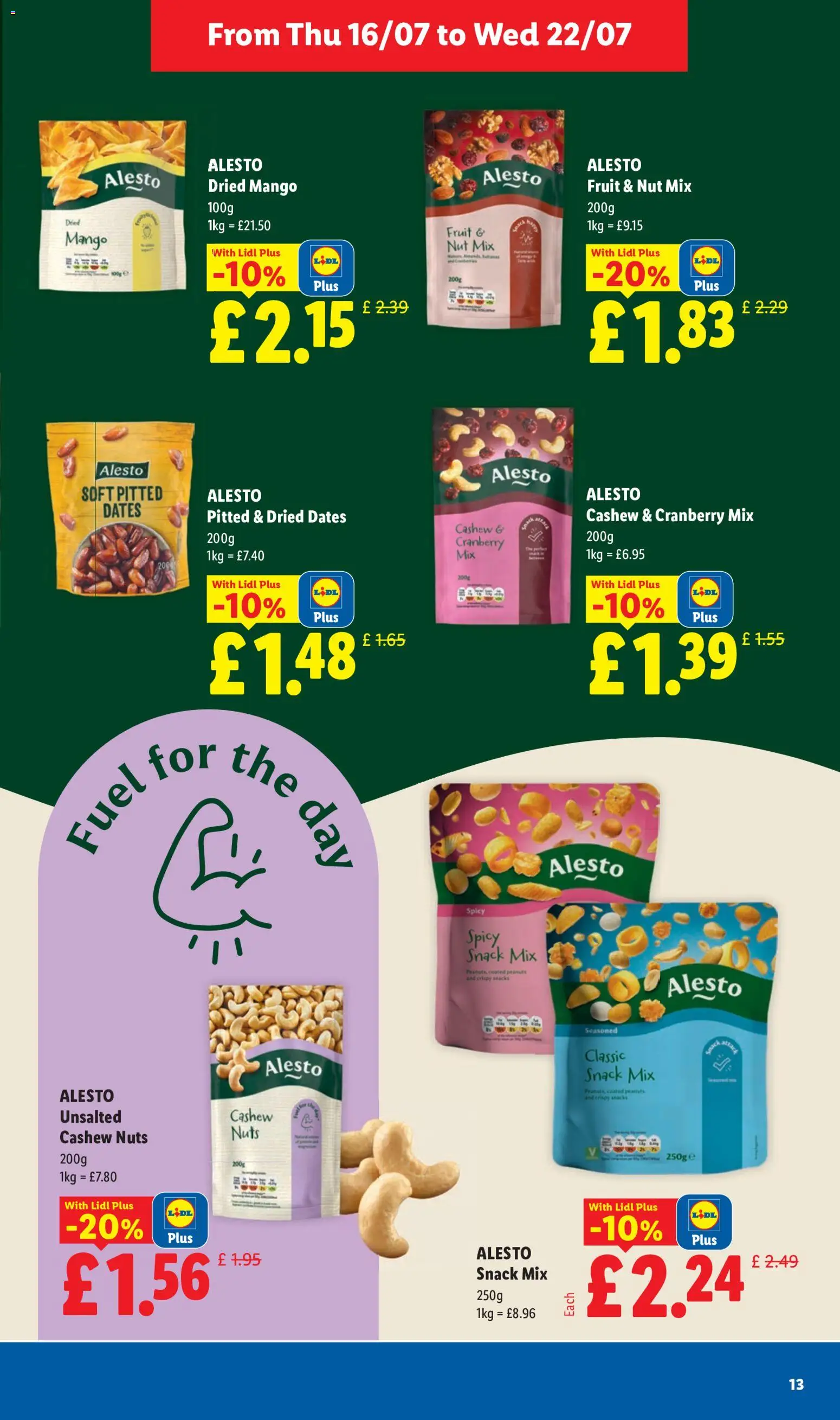 {H1} | Page: 13 | Products: Nuts, Mango, Snacks, Snack