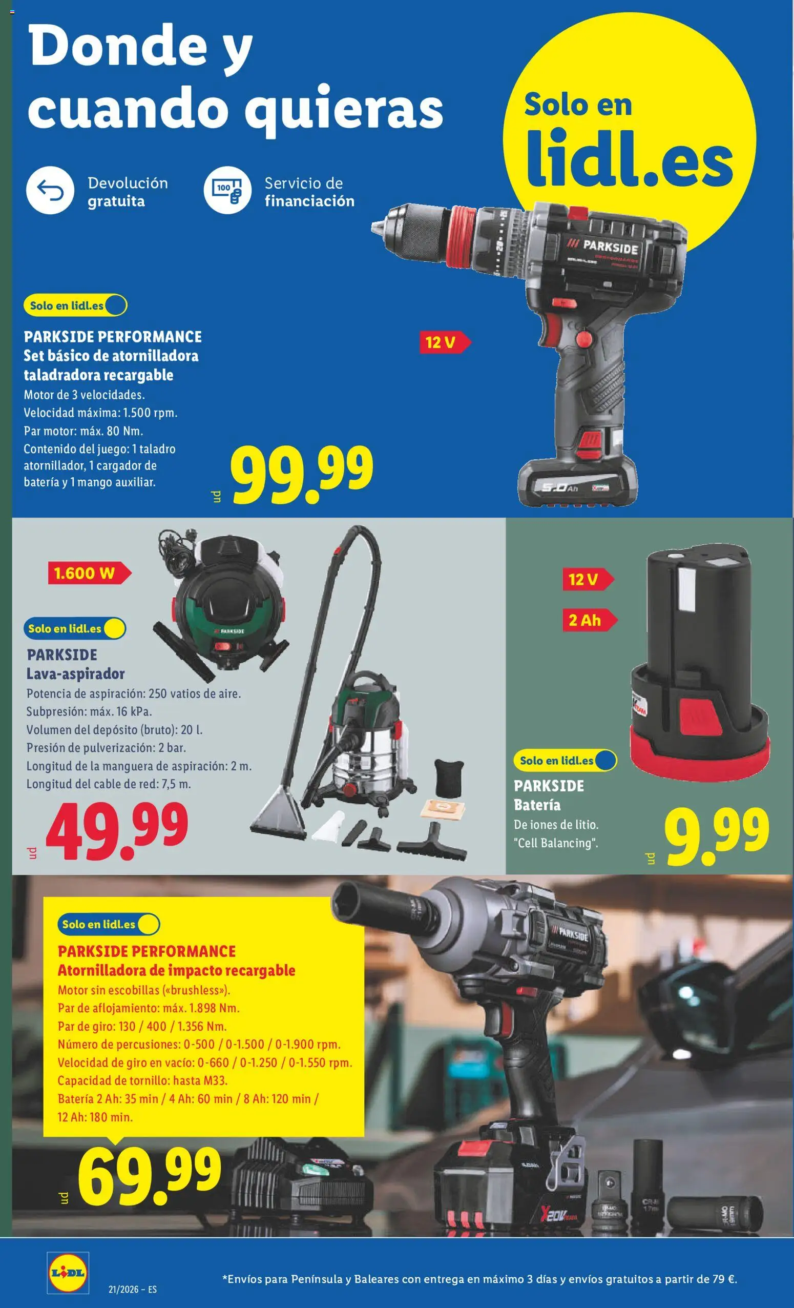 Lidl folleto de bazar │ válido desde el 18.05.2026 | Página: 2 | Productos: Manguera, Cable, Ρούτερ, Batería