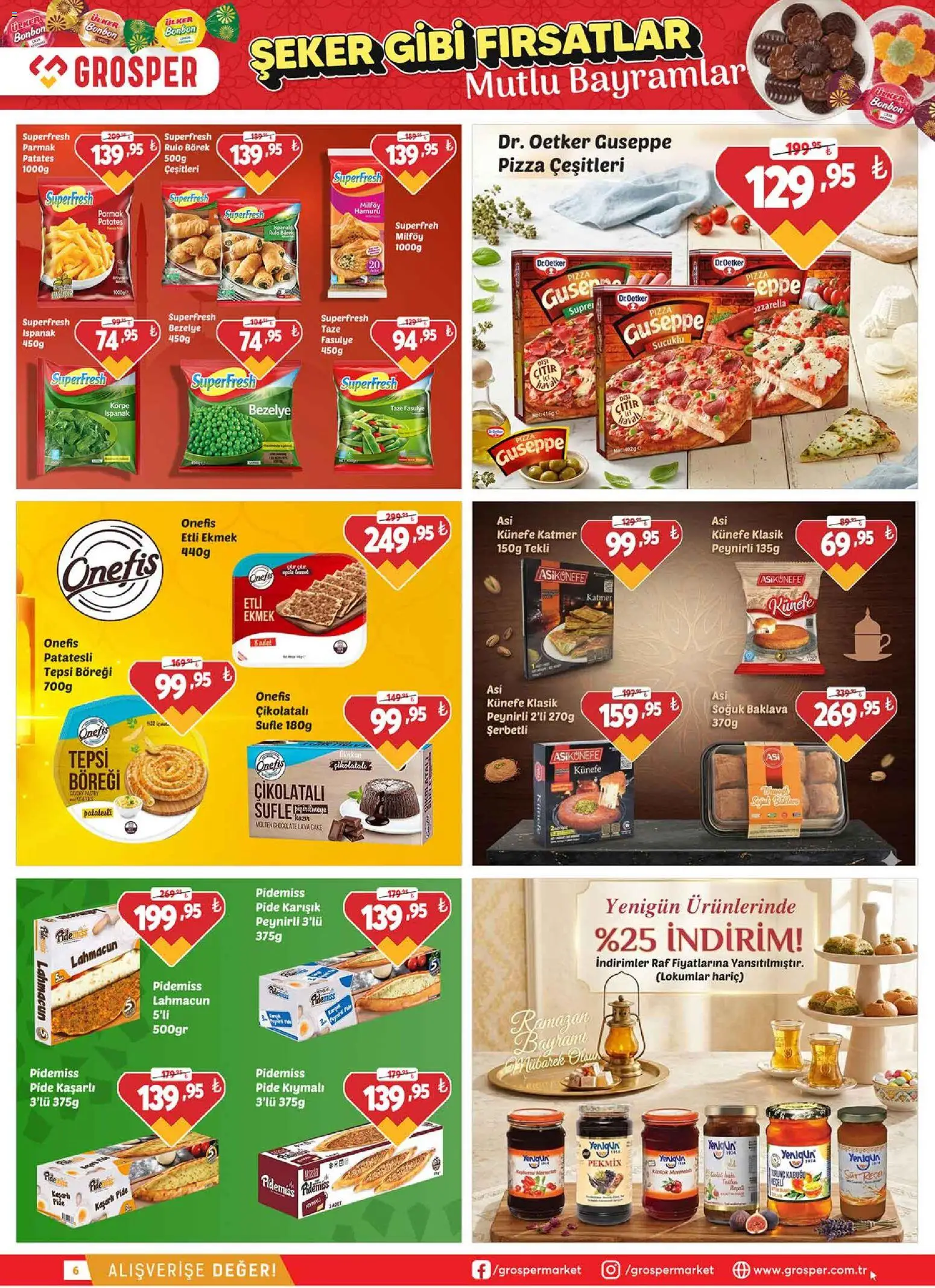 Grosper Katalog - 13.03.2026 tarihinden itibaren geçerlidir | Sayfa: 6 | Ürünler: Fasulye, Raf, Patates, Bezelye
