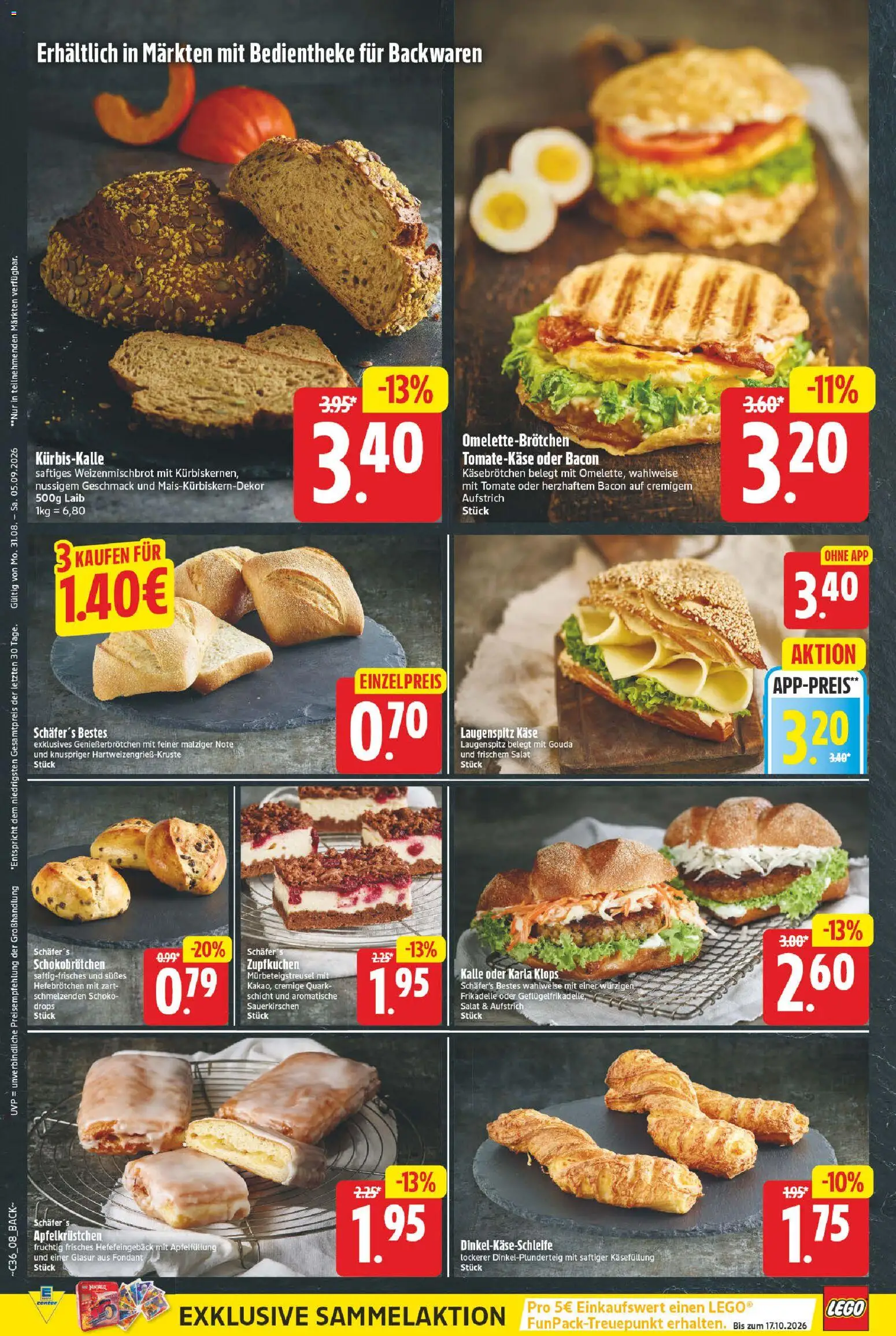E center Prospekt – gültig ab 31.08.2026 | Seite: 10 | Produkte: Quark, Käse, Gouda, Salat
