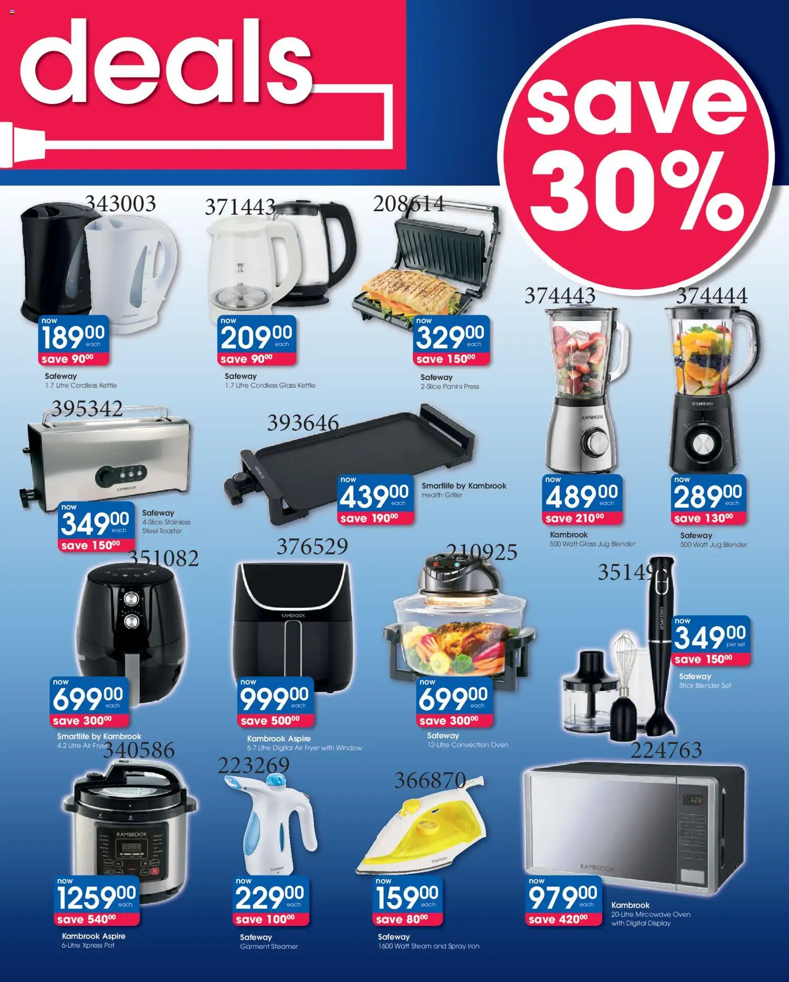 New Clicks catalogue – valid from 21.05.2026 | Page: 5 | Products: Oven, Iron, Microwave, Griller