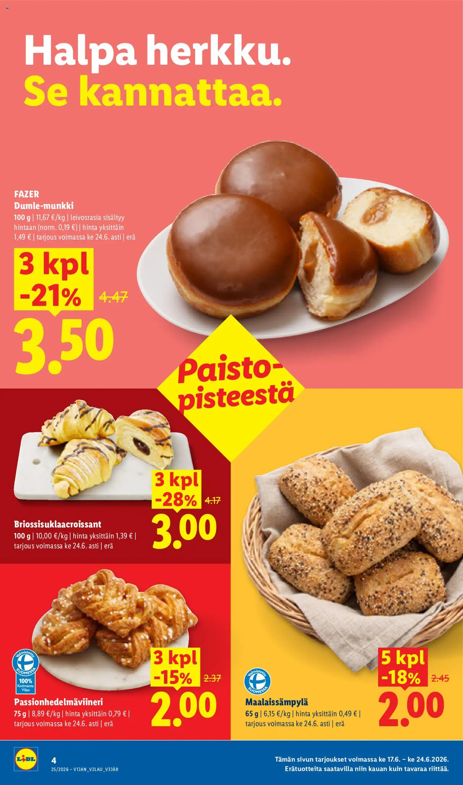 Lidl tarjoukset - Helsinki – voimassa 17.06.2026 alkaen | Sivu: 4