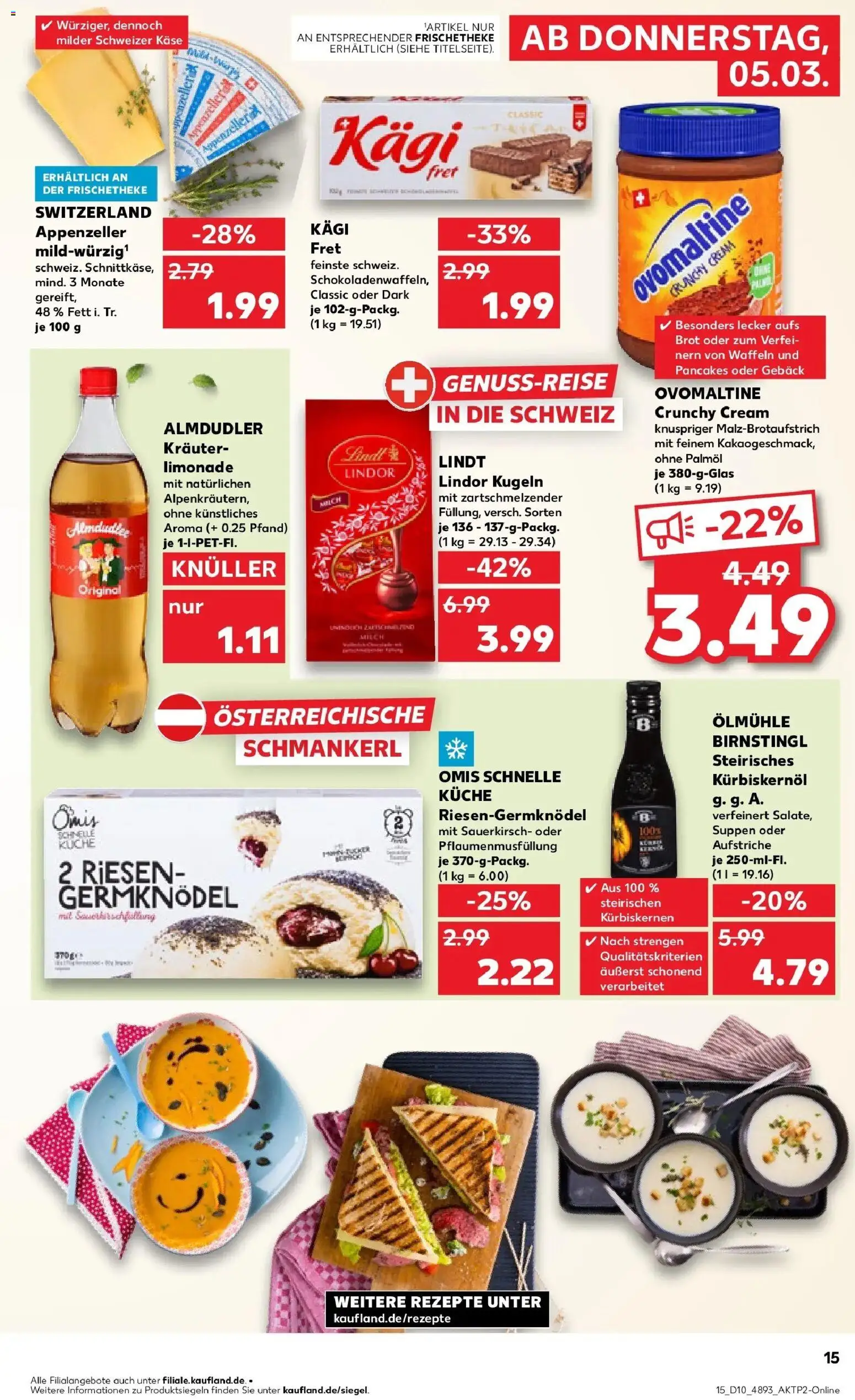 Kaufland Prospekt Lutherstadt Wittenberg	 – gültig ab 02.03.2026 | Seite: 27 | Produkte: Ovomaltine, Küche, Brot, Lindt